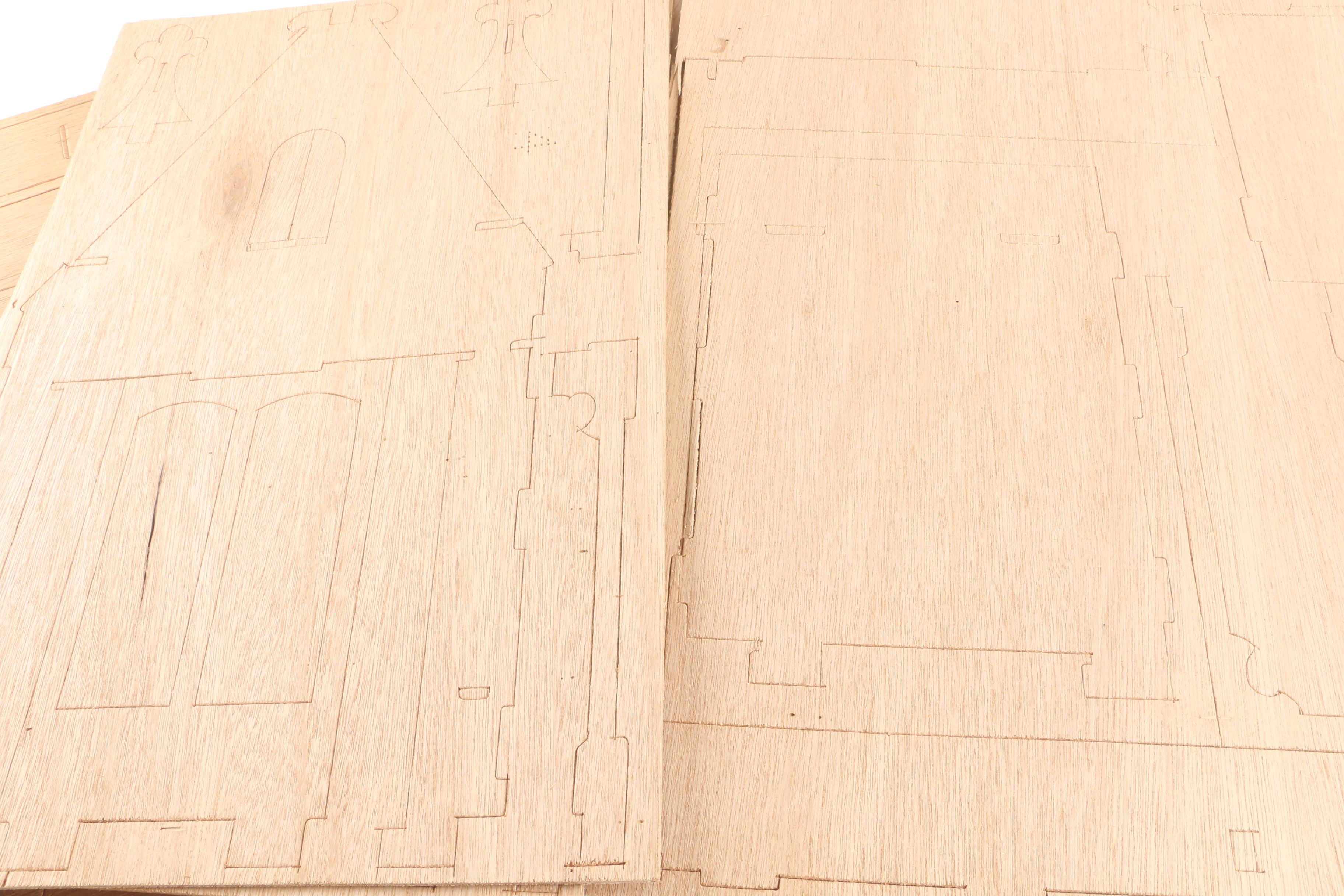 1986 Greenleaf "Coventry Cottage" Wooden Dollhouse Kit