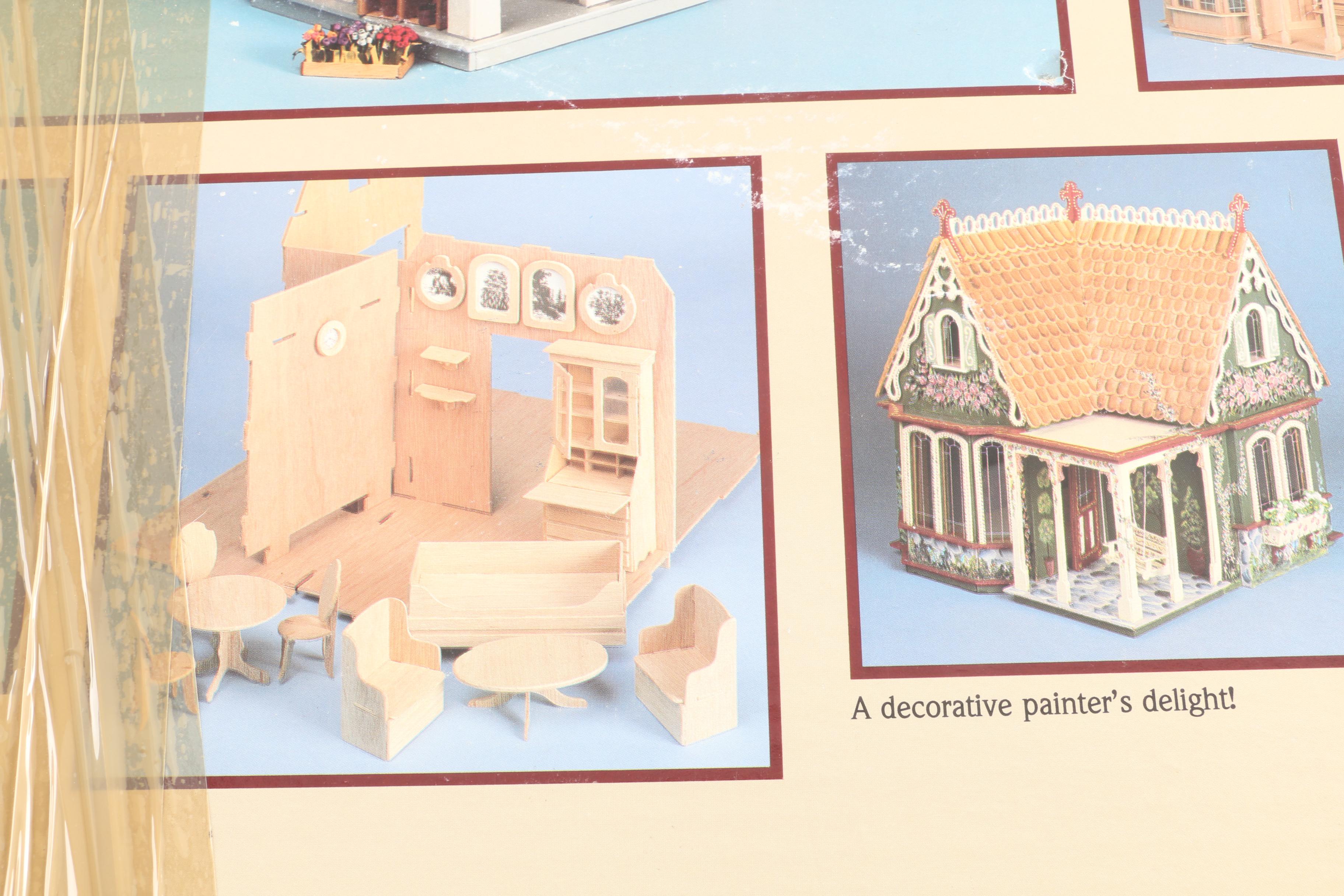 1986 Greenleaf "Coventry Cottage" Wooden Dollhouse Kit