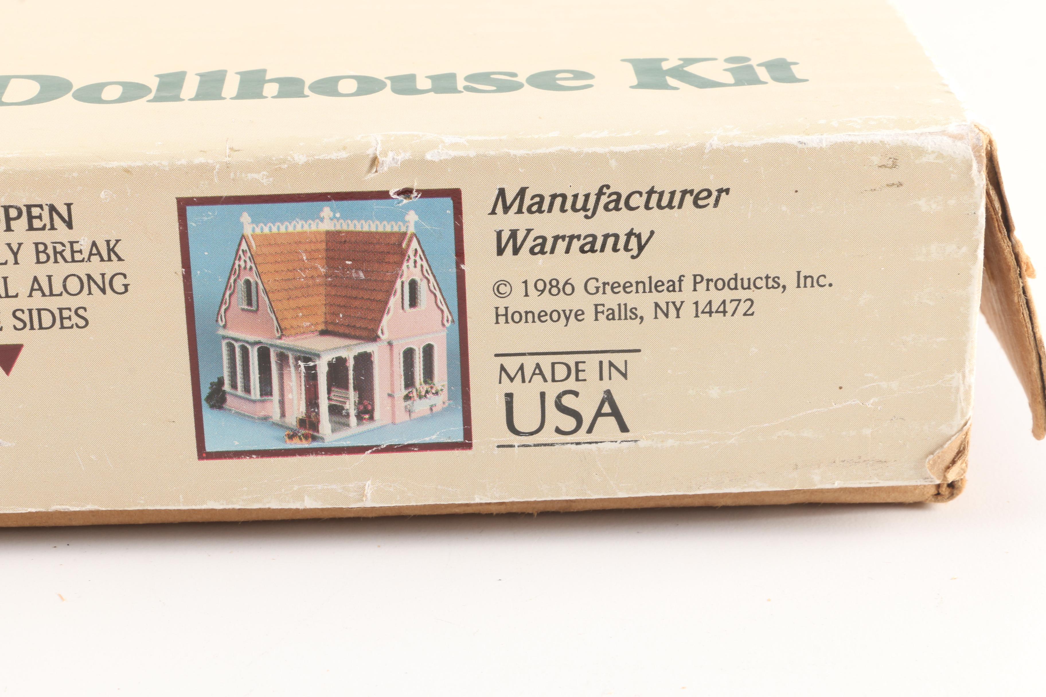 1986 Greenleaf "Coventry Cottage" Wooden Dollhouse Kit