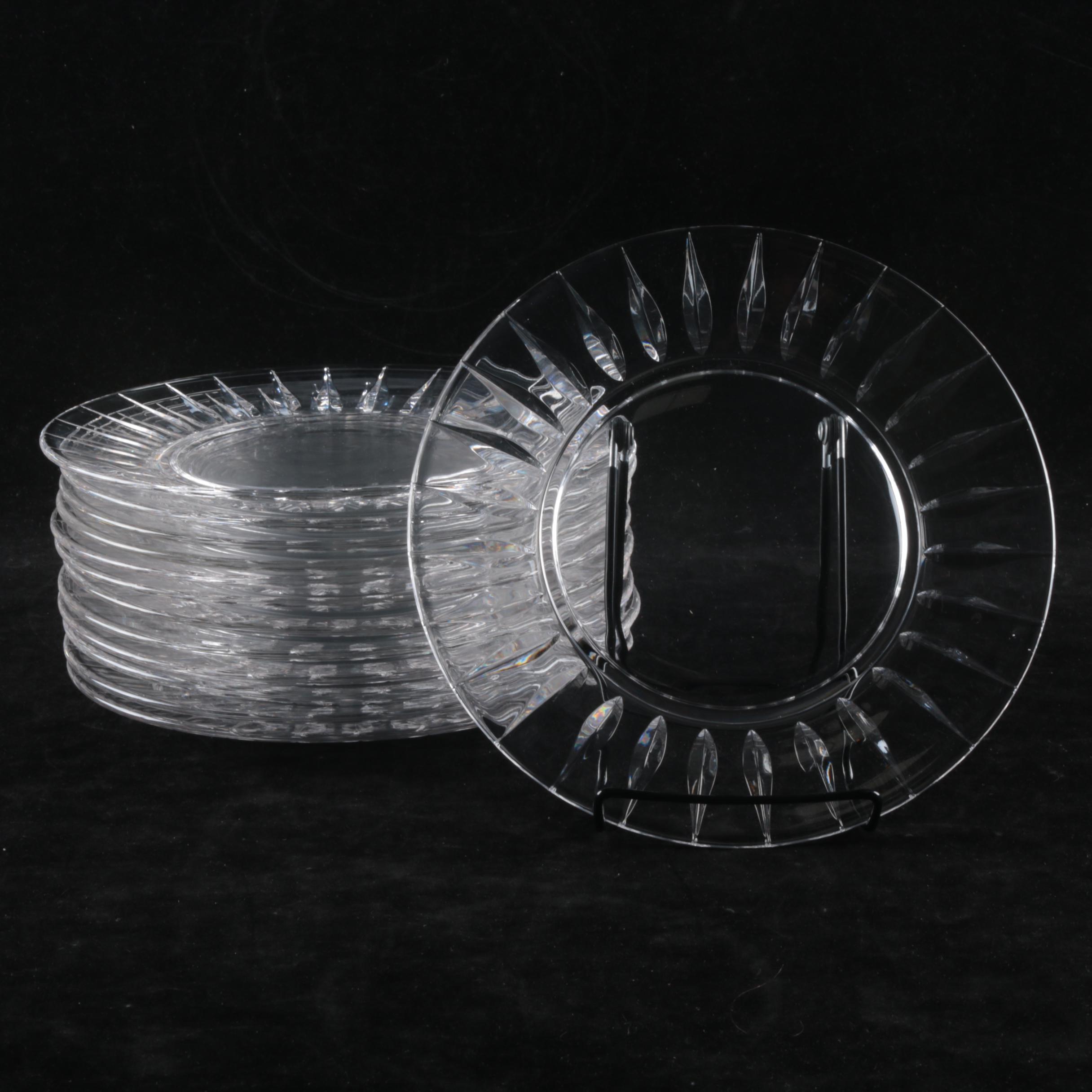 Royal Leerdam"Van Dijck" Dutch Crystal Luncheon Plates