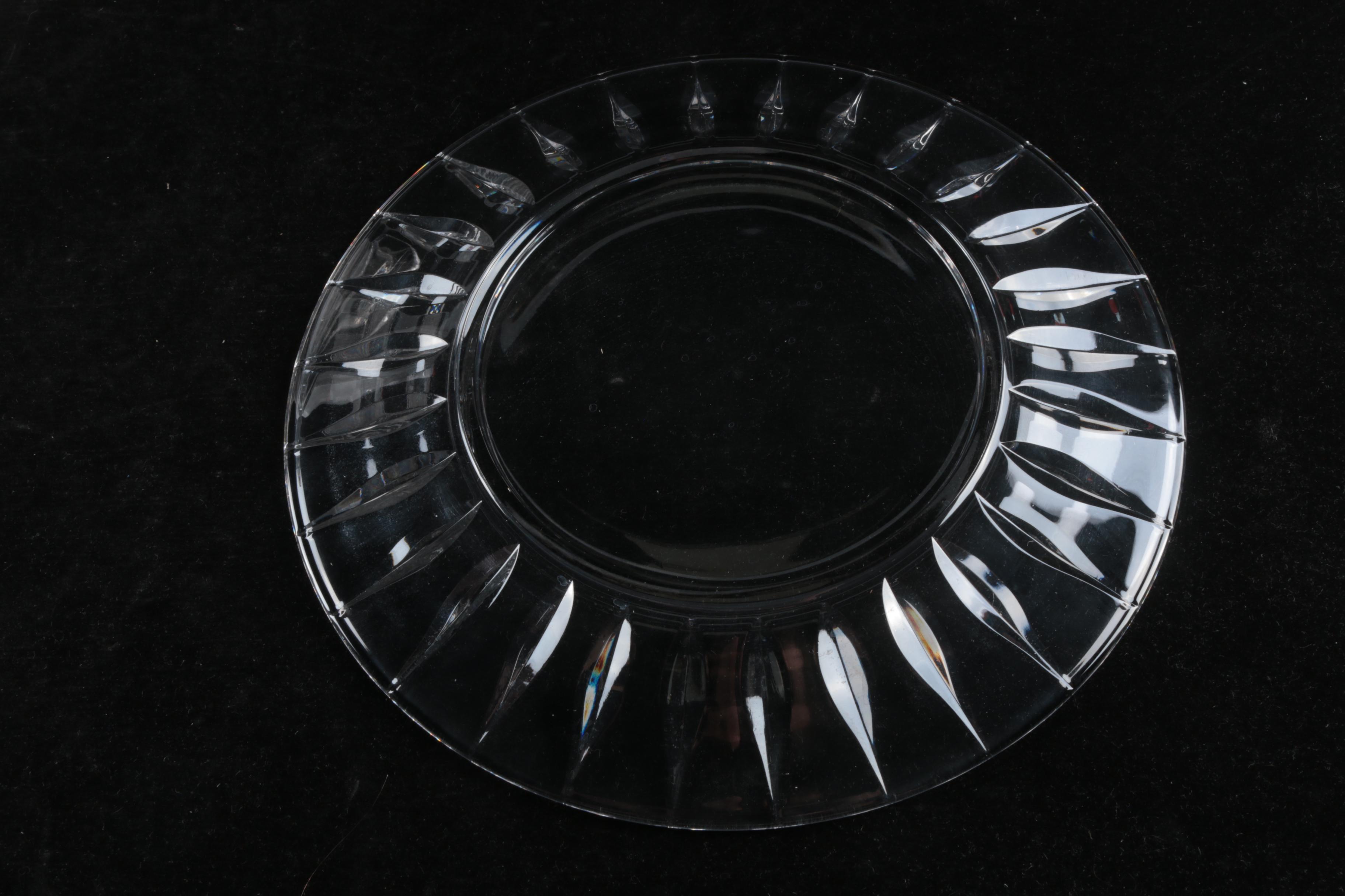 Royal Leerdam"Van Dijck" Dutch Crystal Luncheon Plates