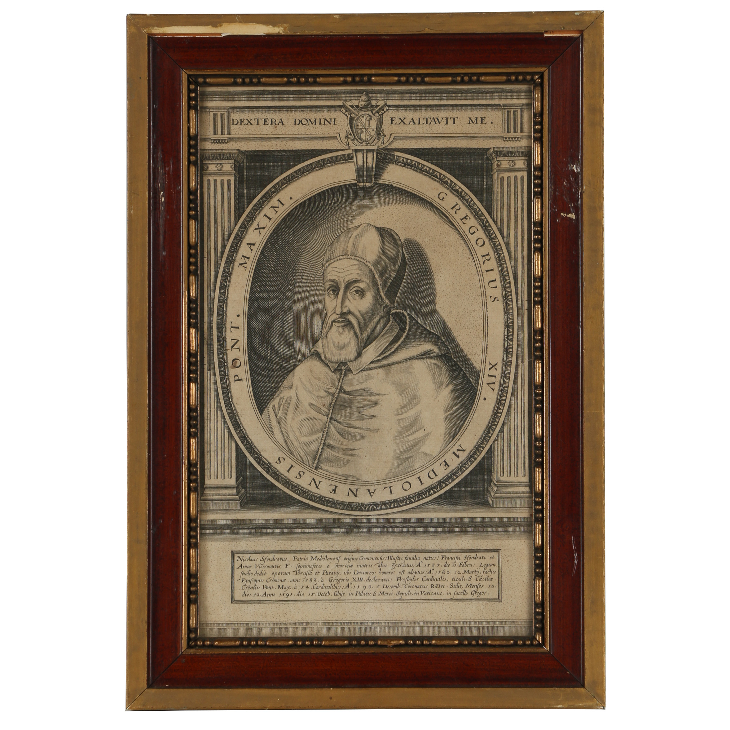 Reproduction Lithograph "Pope Gregory XIV"