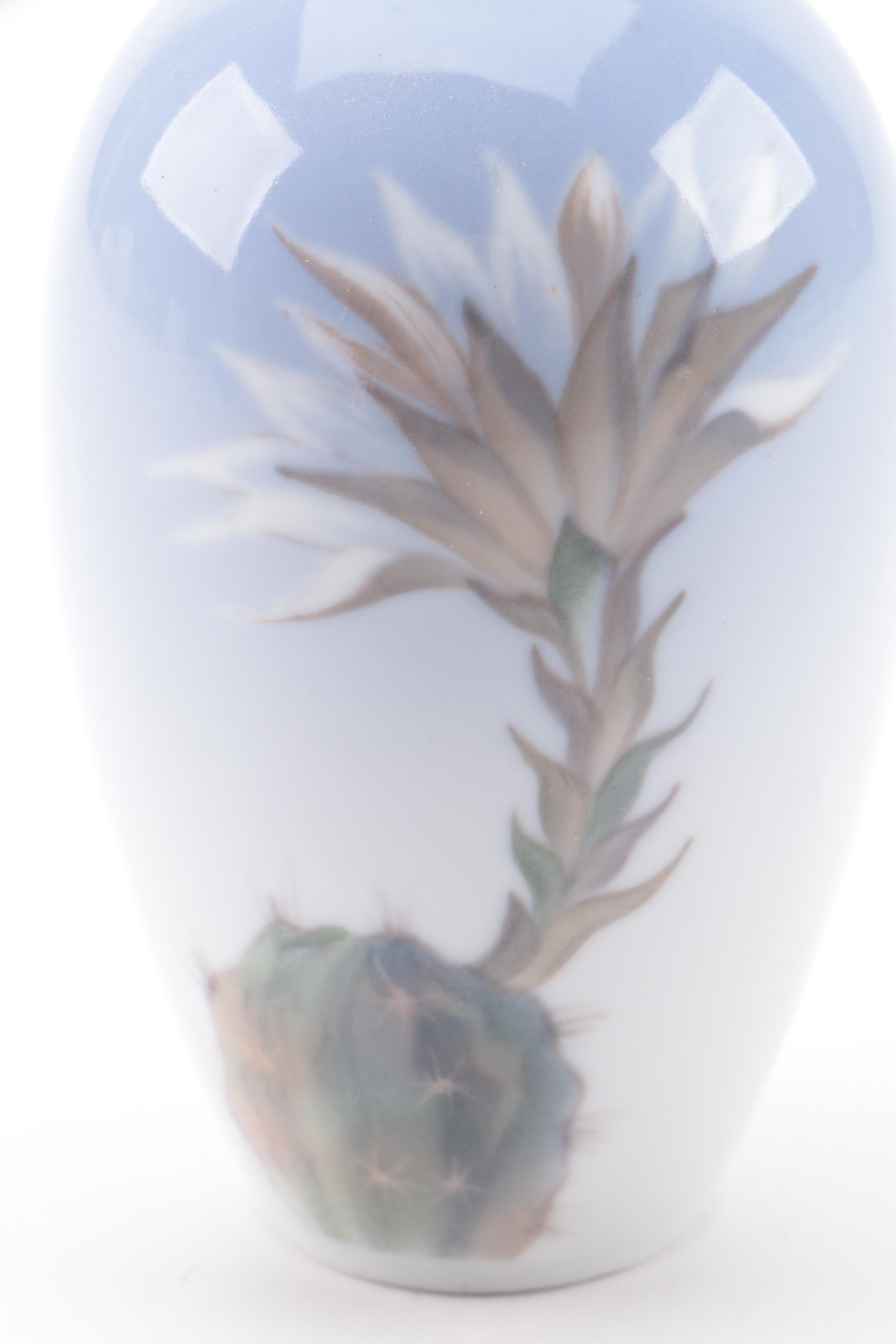 Royal Copenhagen Denmark Cactus Bud Vase