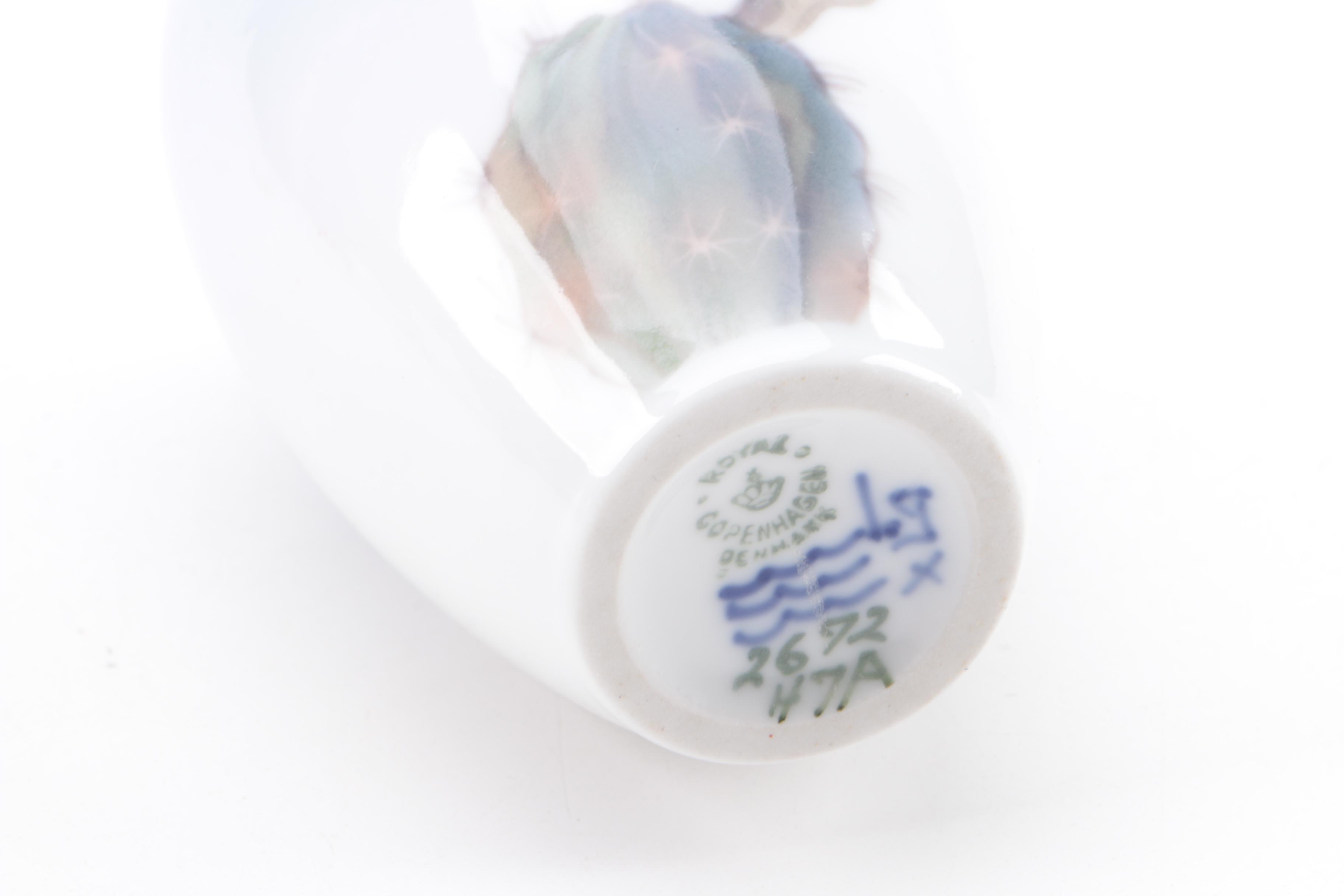 Royal Copenhagen Denmark Cactus Bud Vase