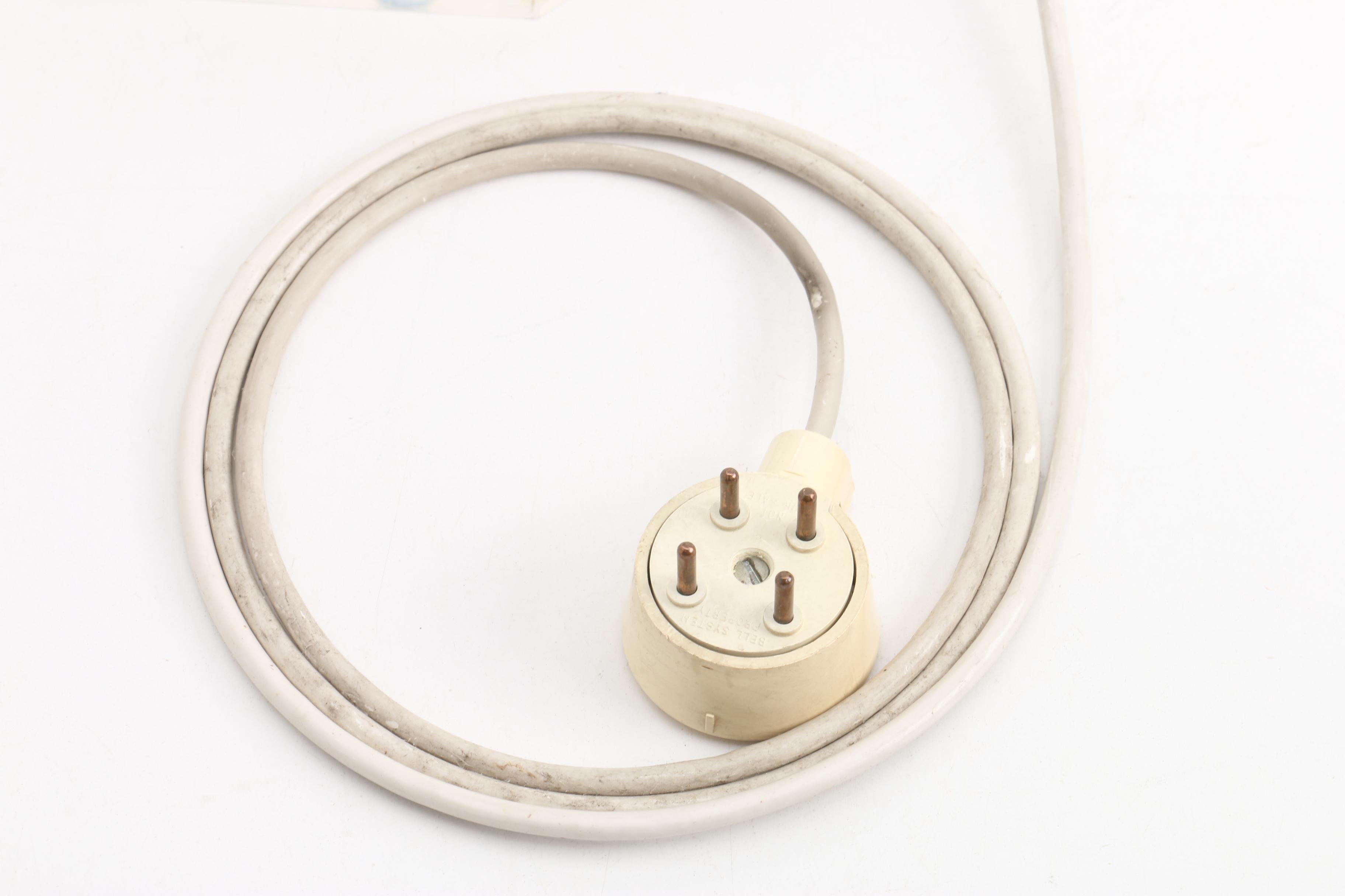 Mid Century Modern ITT Lucite and Chrome Sphere Rotary Telephone