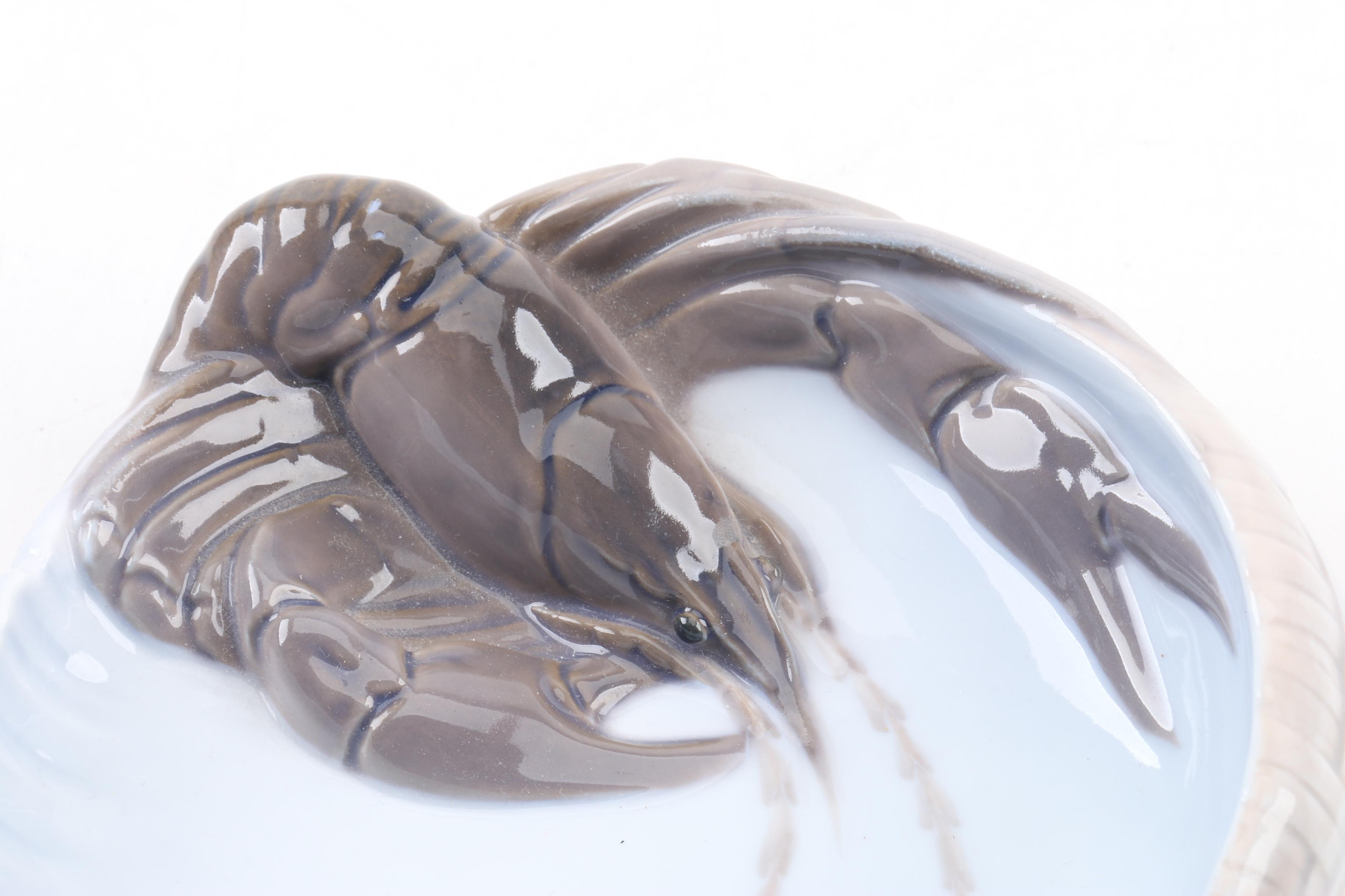 Royal Copenhagen Danish Porcelain Lobster Bowl