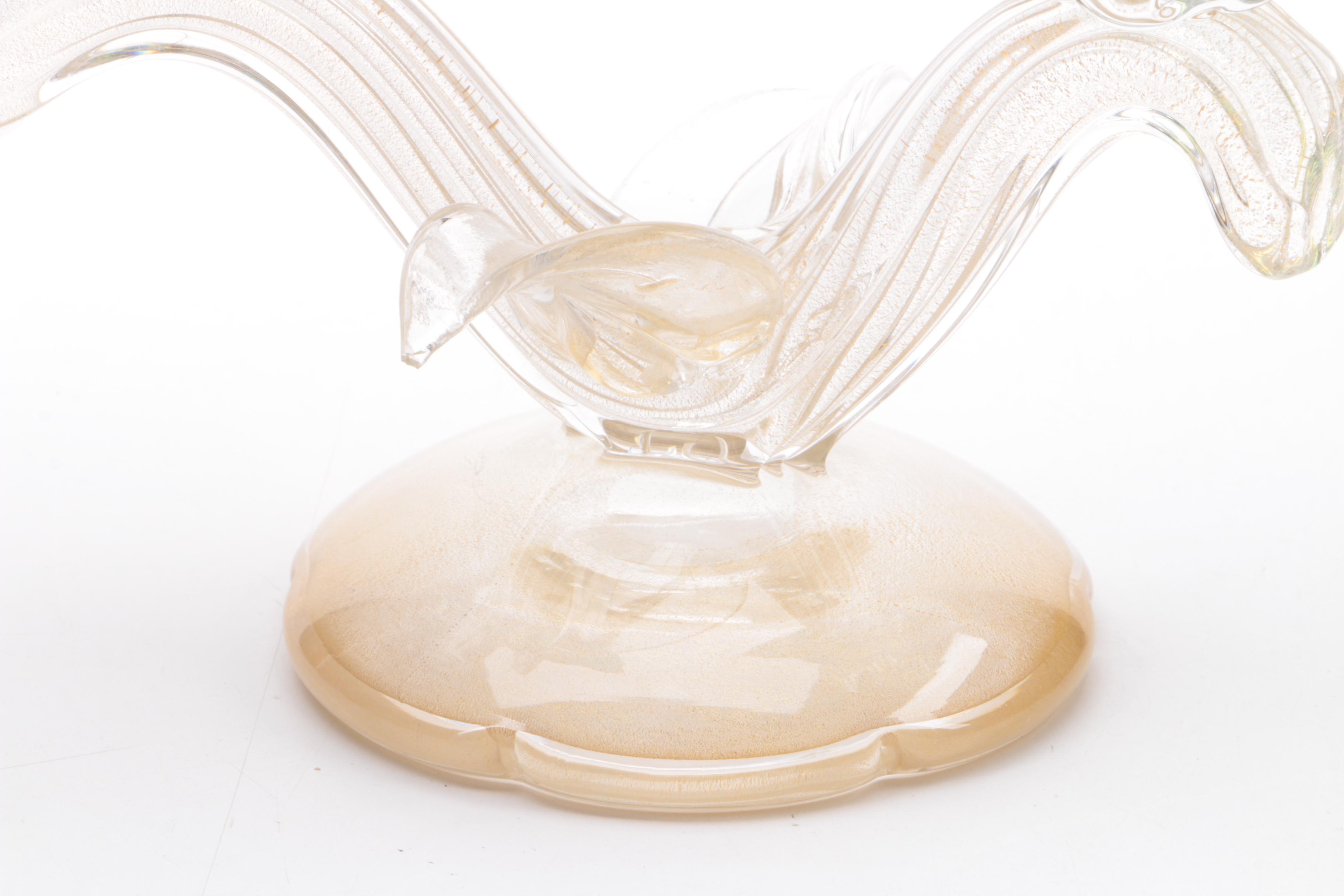 Murano Art Glass Bird Sculpture