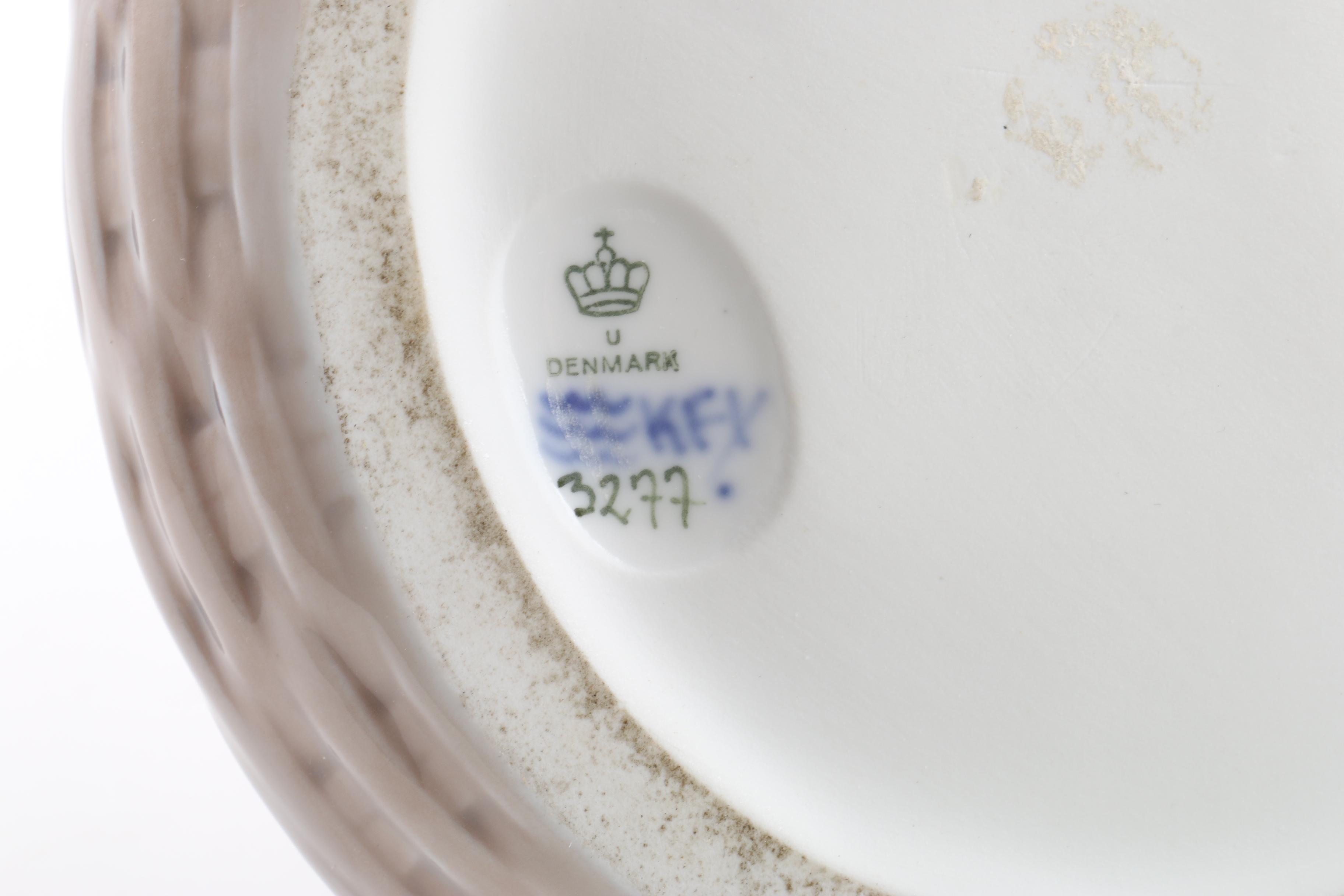 Royal Copenhagen Danish Porcelain Lobster Bowl
