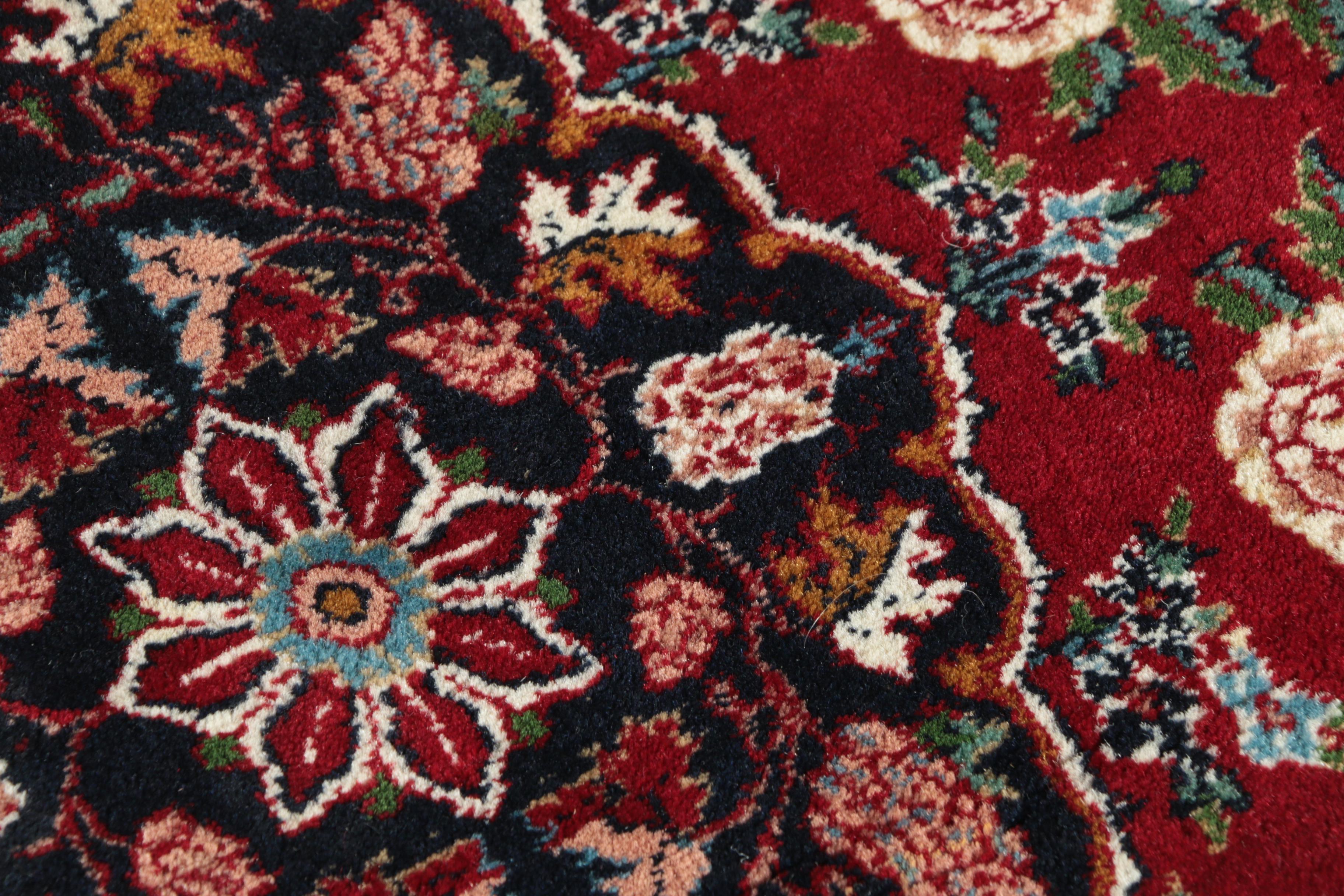 Hand-Knotted Persian Wool Accent Rug