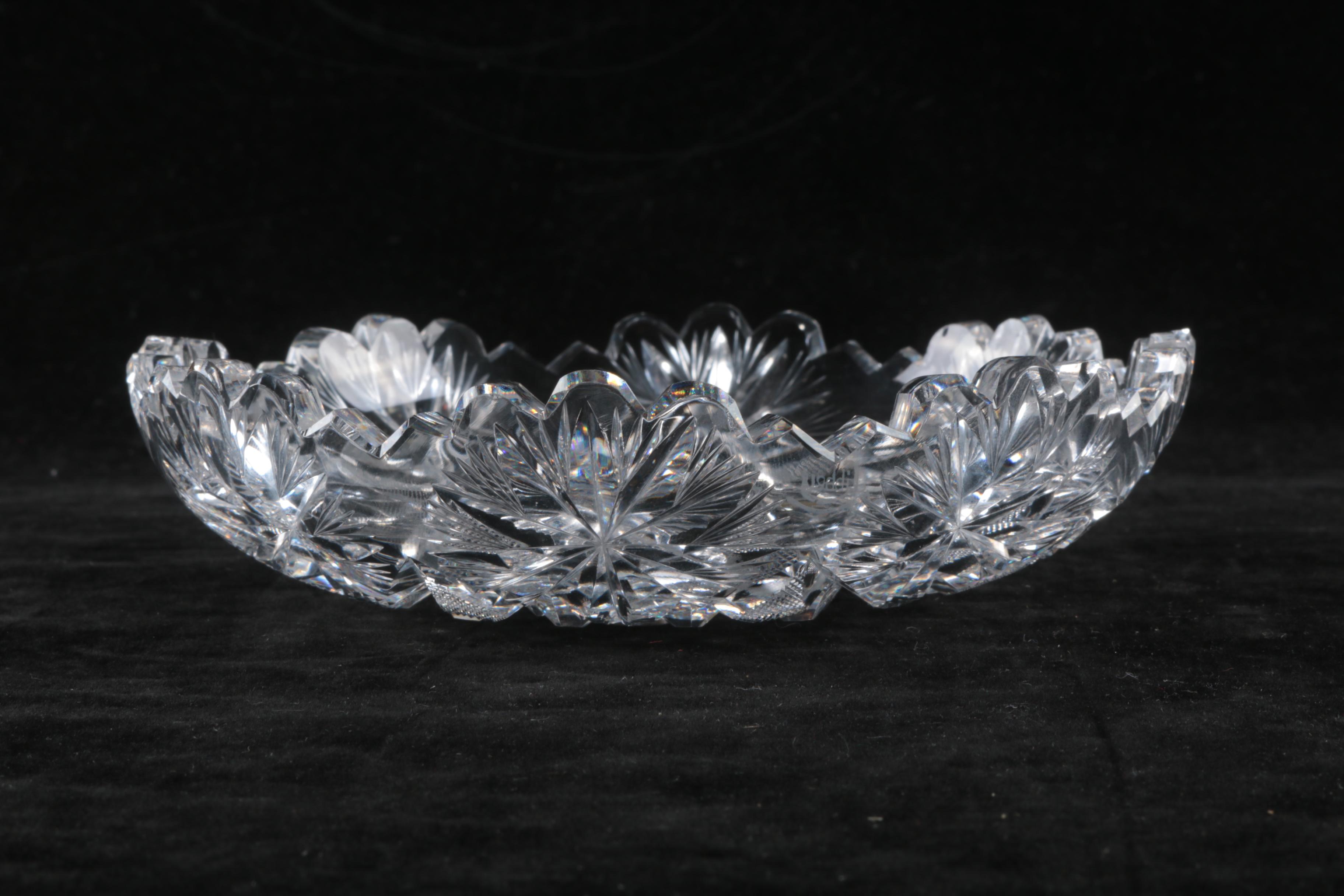 1896-1906 Libbey American Brilliant Period Cut Glass Bowl