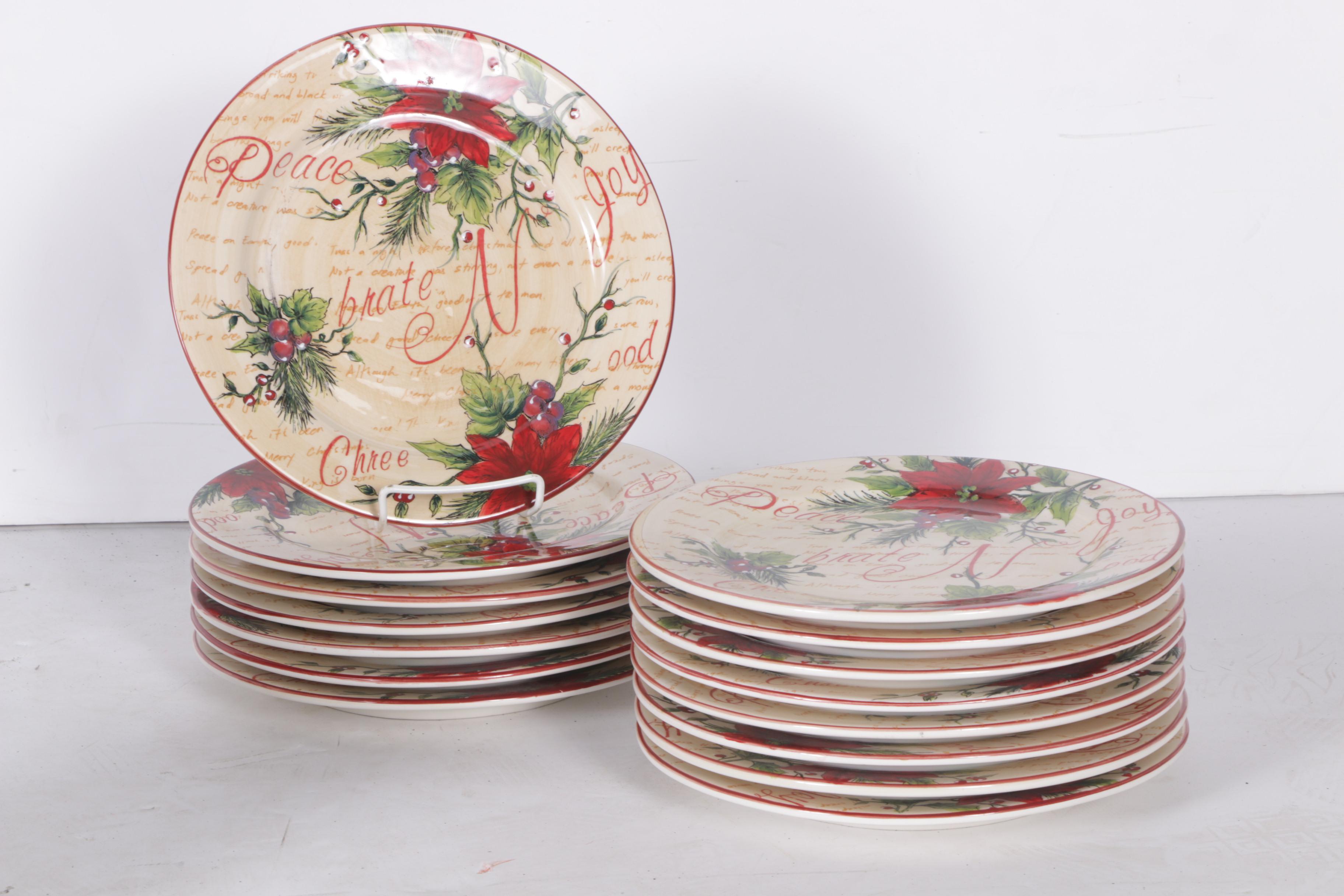 Maxcera Corporation "Noel" Dinnerware