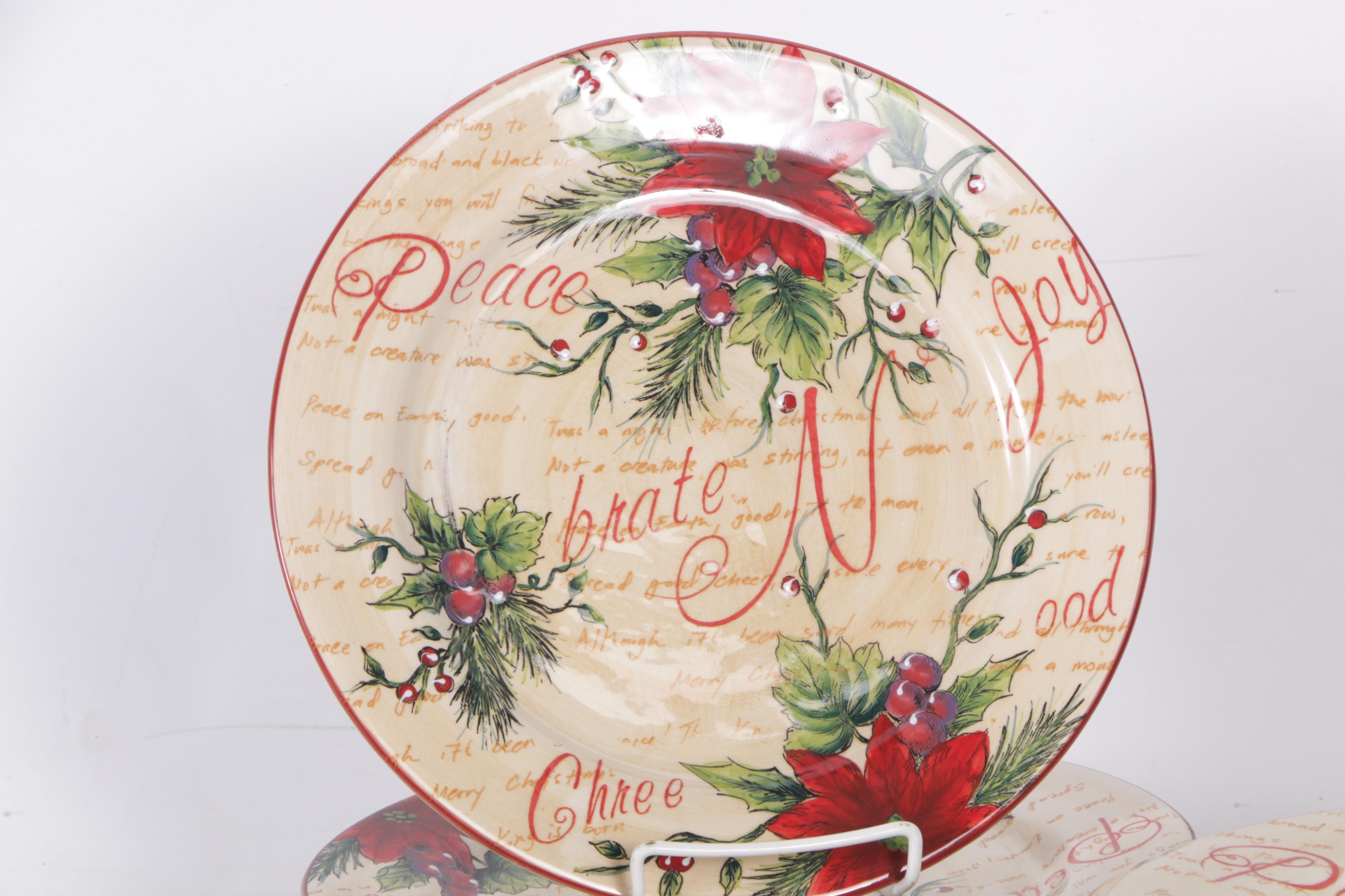 Maxcera Corporation "Noel" Dinnerware