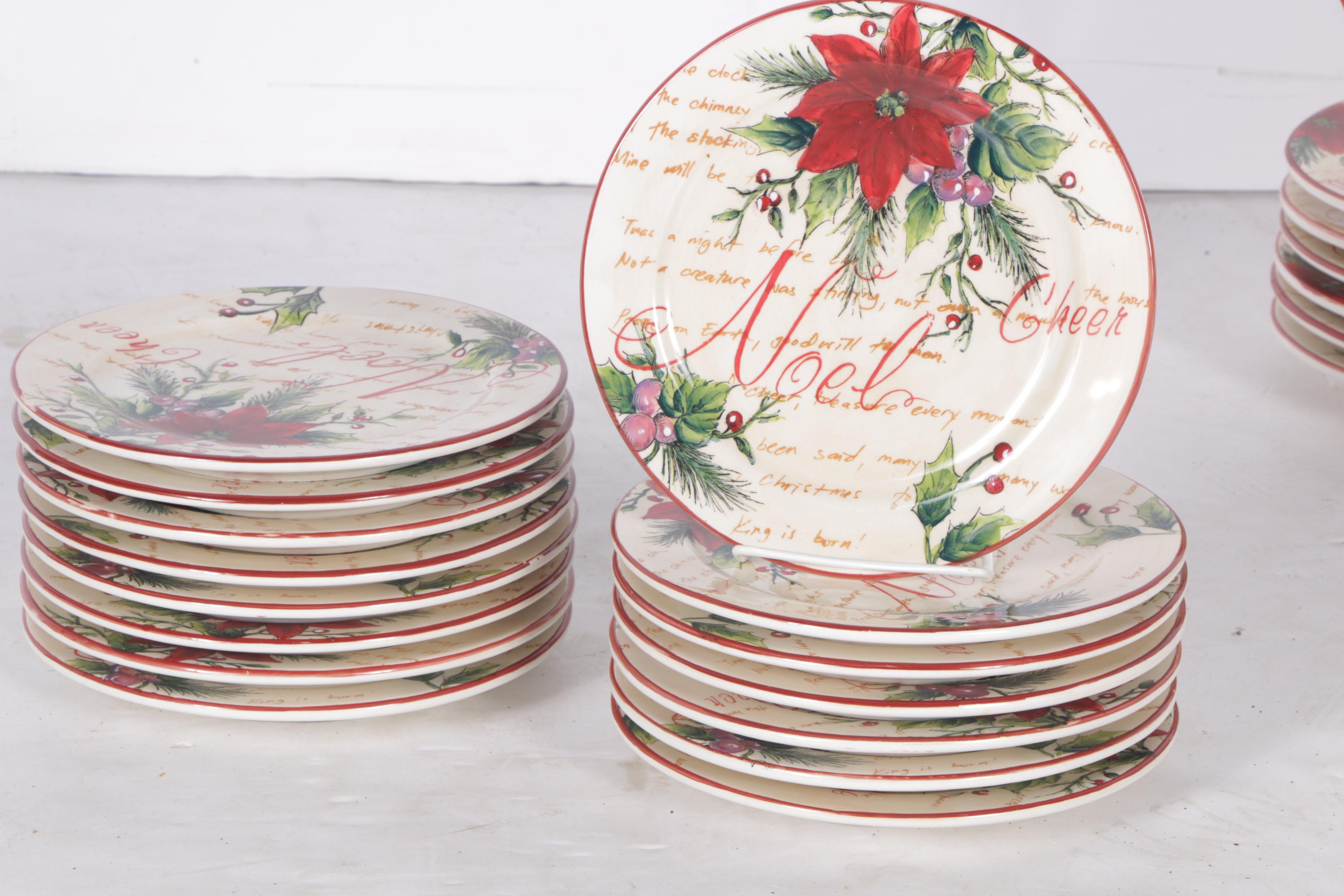 Maxcera Corporation "Noel" Dinnerware