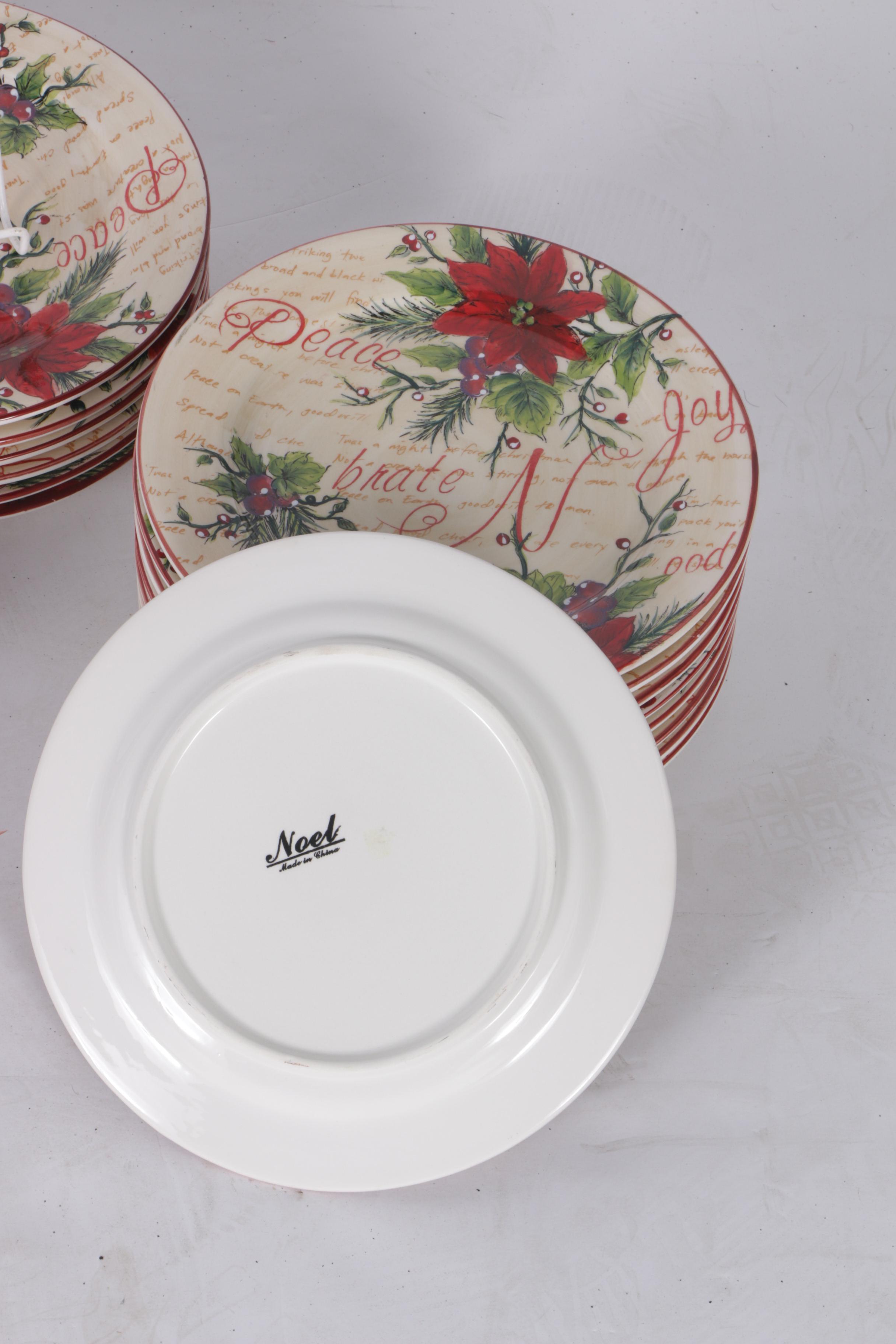 Maxcera Corporation "Noel" Dinnerware
