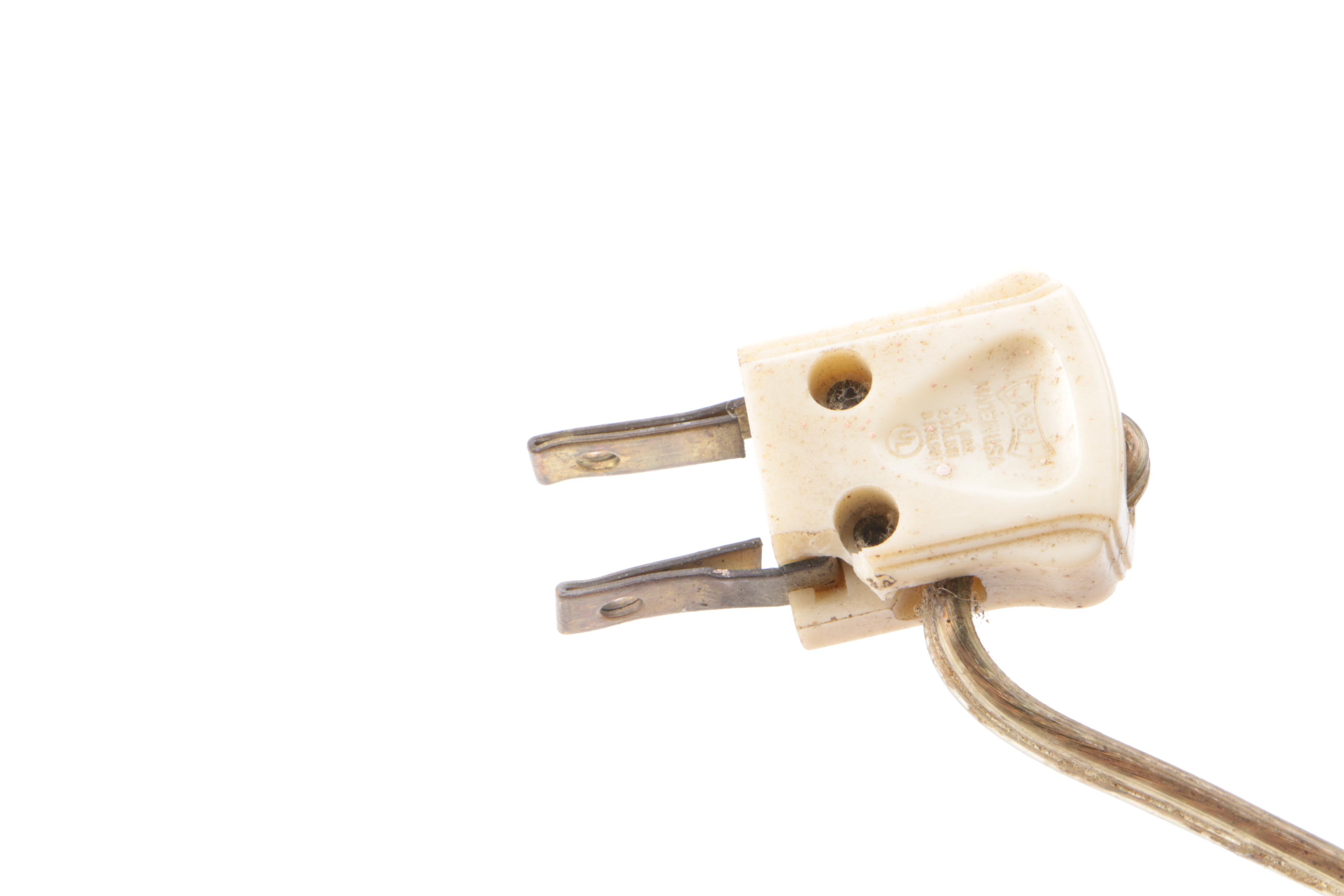 Chinese Brass Figure Lamp