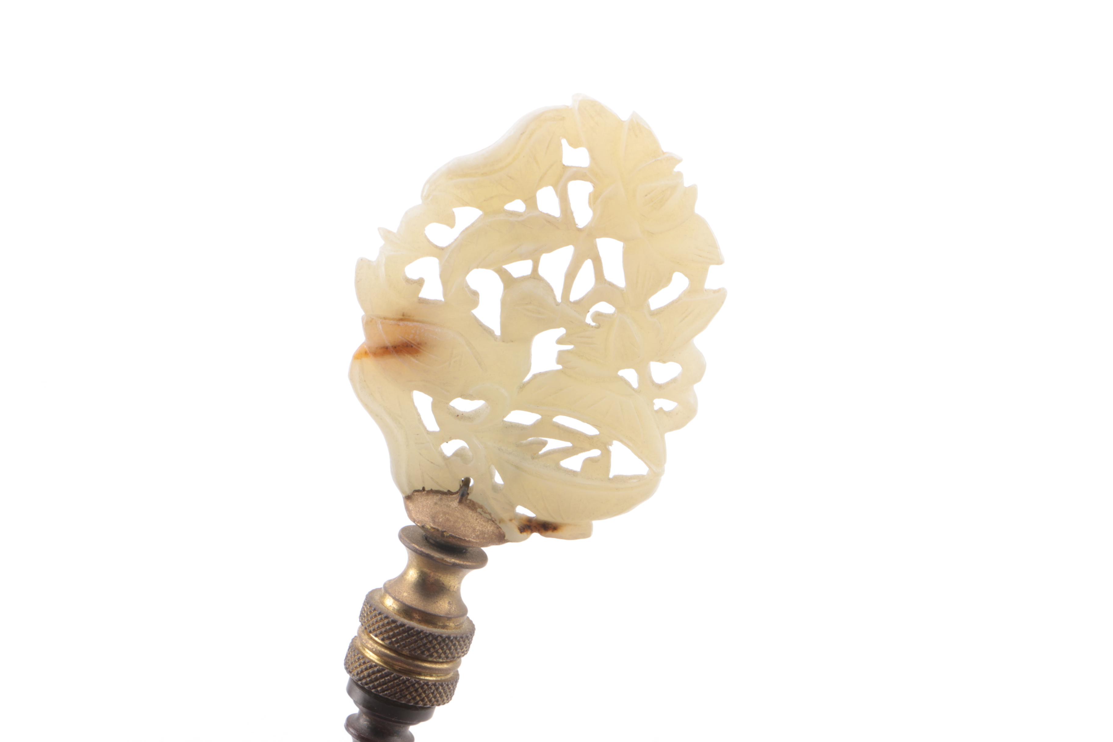 Chinese Brass Figure Lamp