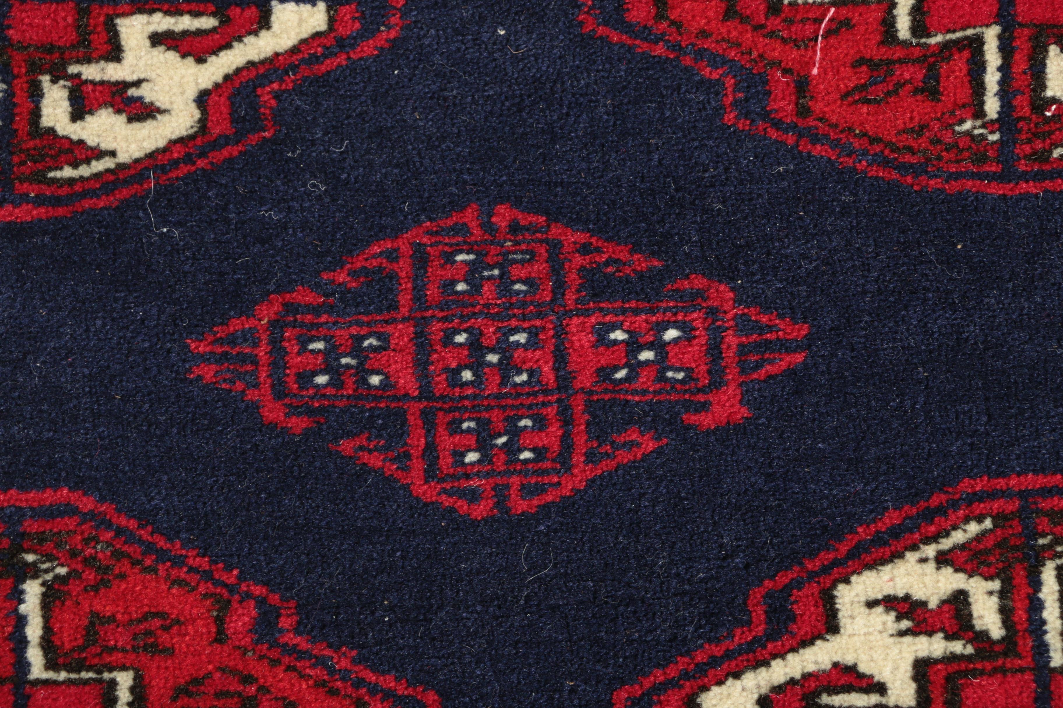 Hand-Knotted Bokhara Wool Accent Rug