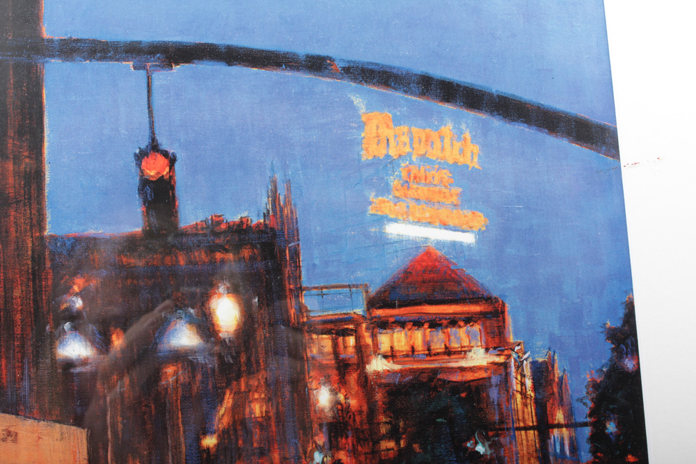 Limited Edition Offset Lithograph After Kirill Novikov Featuring Columbus, Ohio