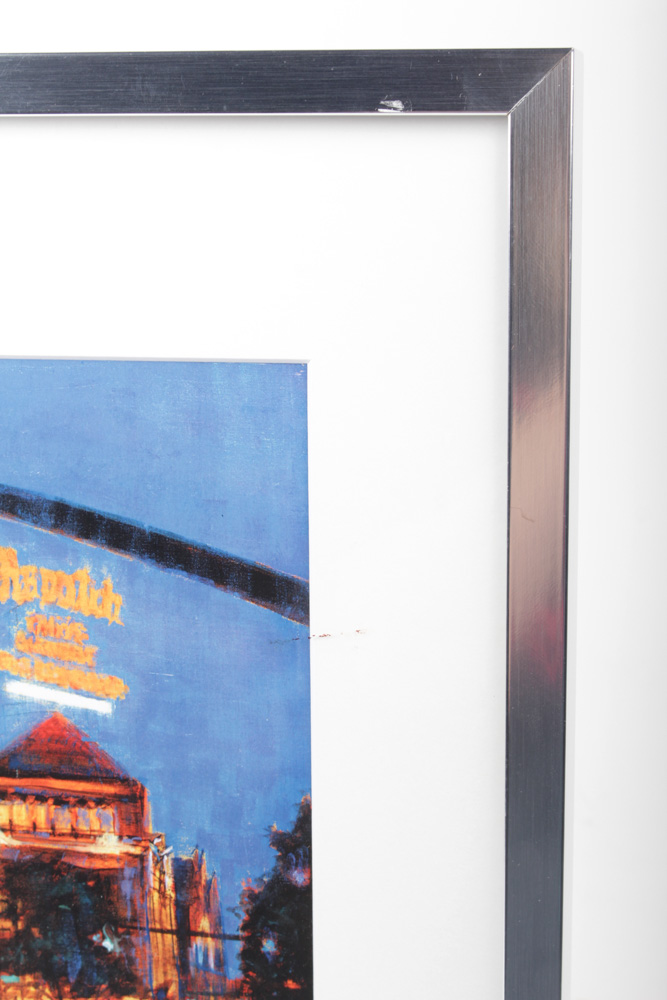 Limited Edition Offset Lithograph After Kirill Novikov Featuring Columbus, Ohio