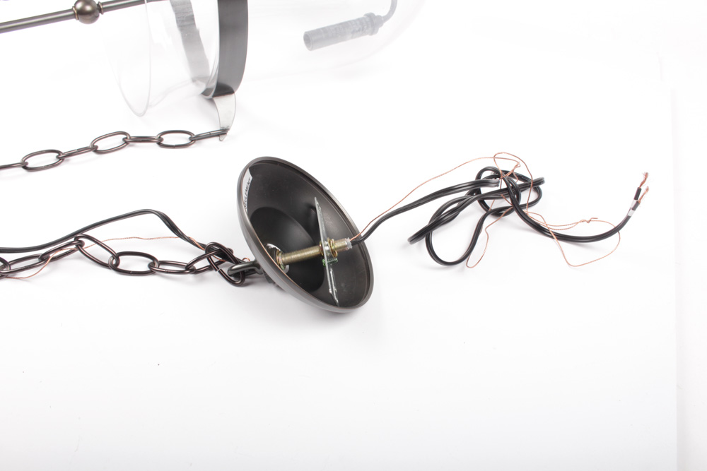 "Hundi" Handblown Glass Cloche Lantern by Pottery Barn