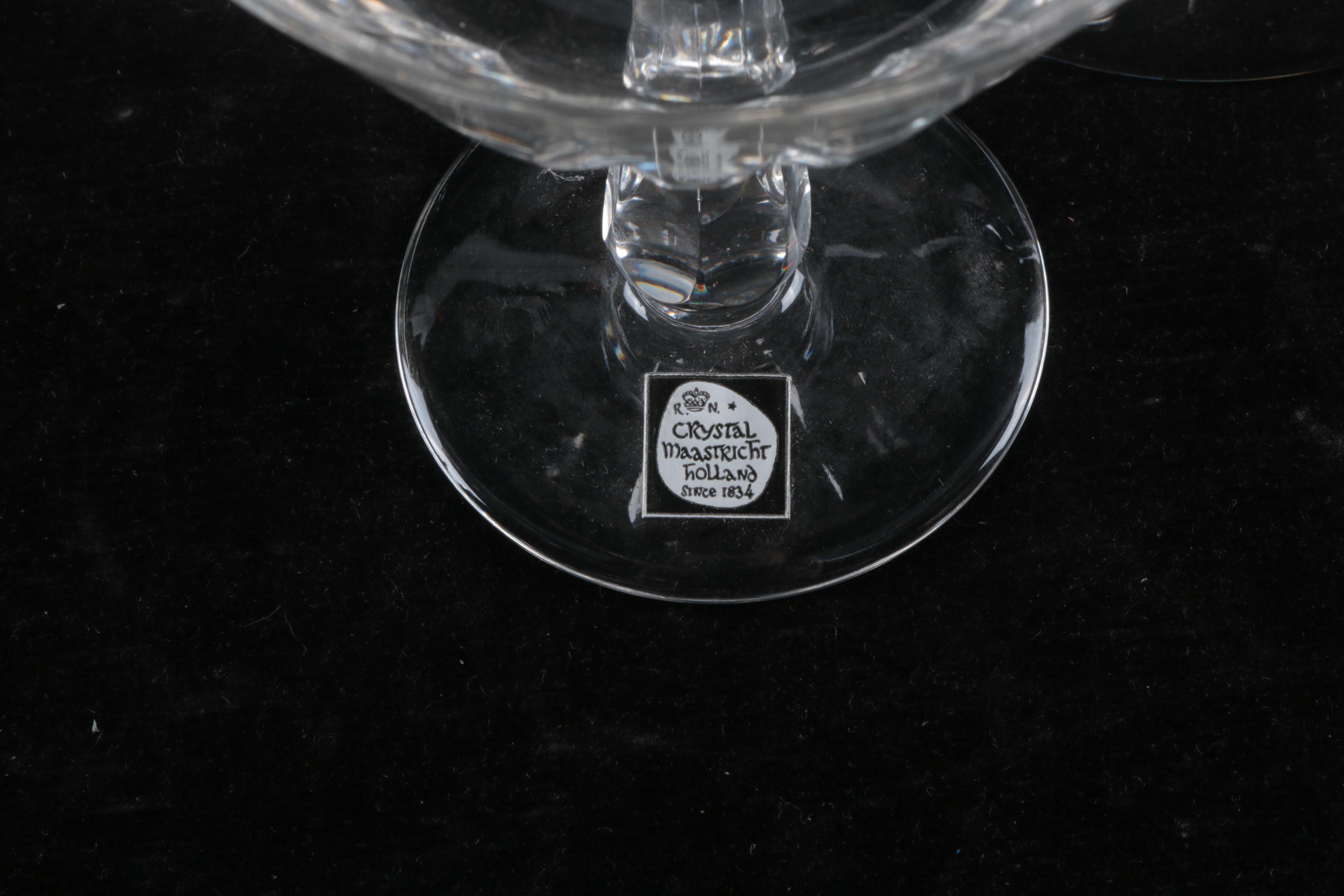 Royal Leerdam"Van Dijck" Dutch Crystal Finger Bowls and Sorbets