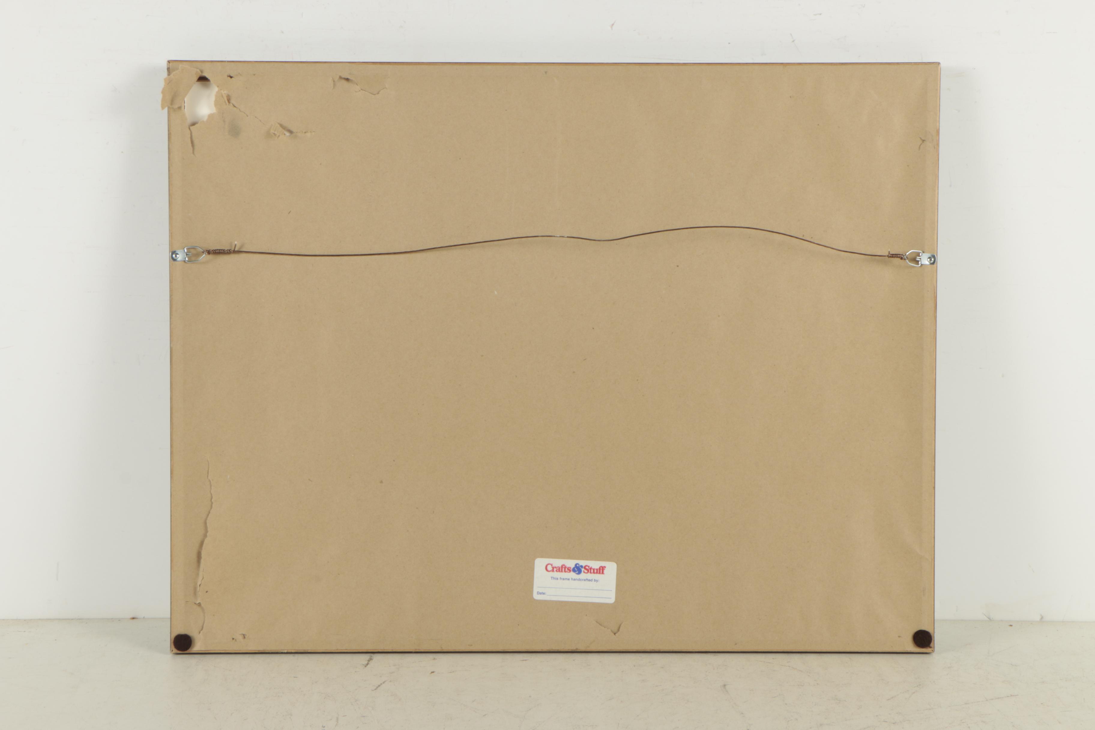 Woodblock Print After Katsushika Hokusai "South Wind, Clear Sky"