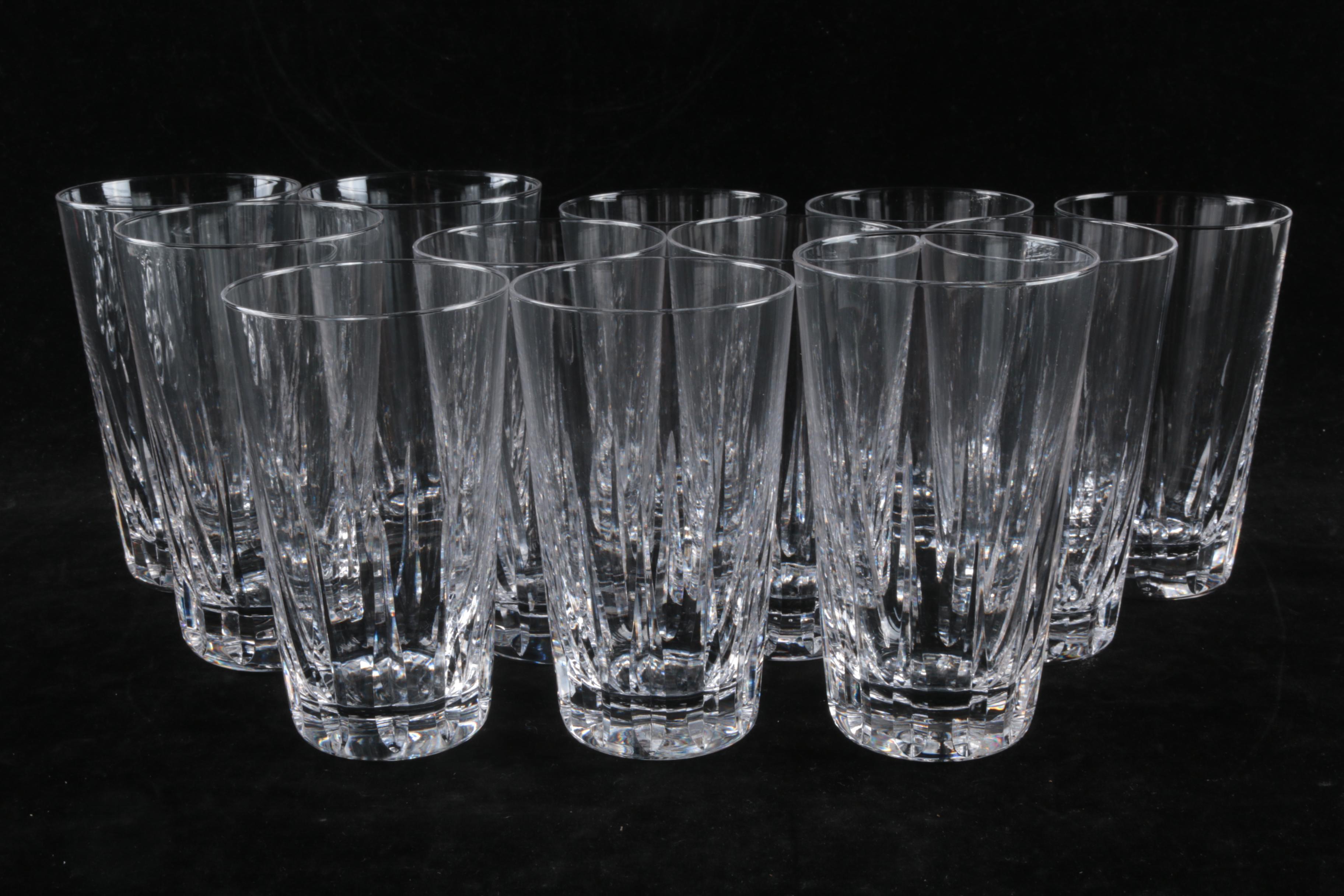 Royal Leerdam"Van Dijck" Dutch Crystal Tumblers and Wine Glasses