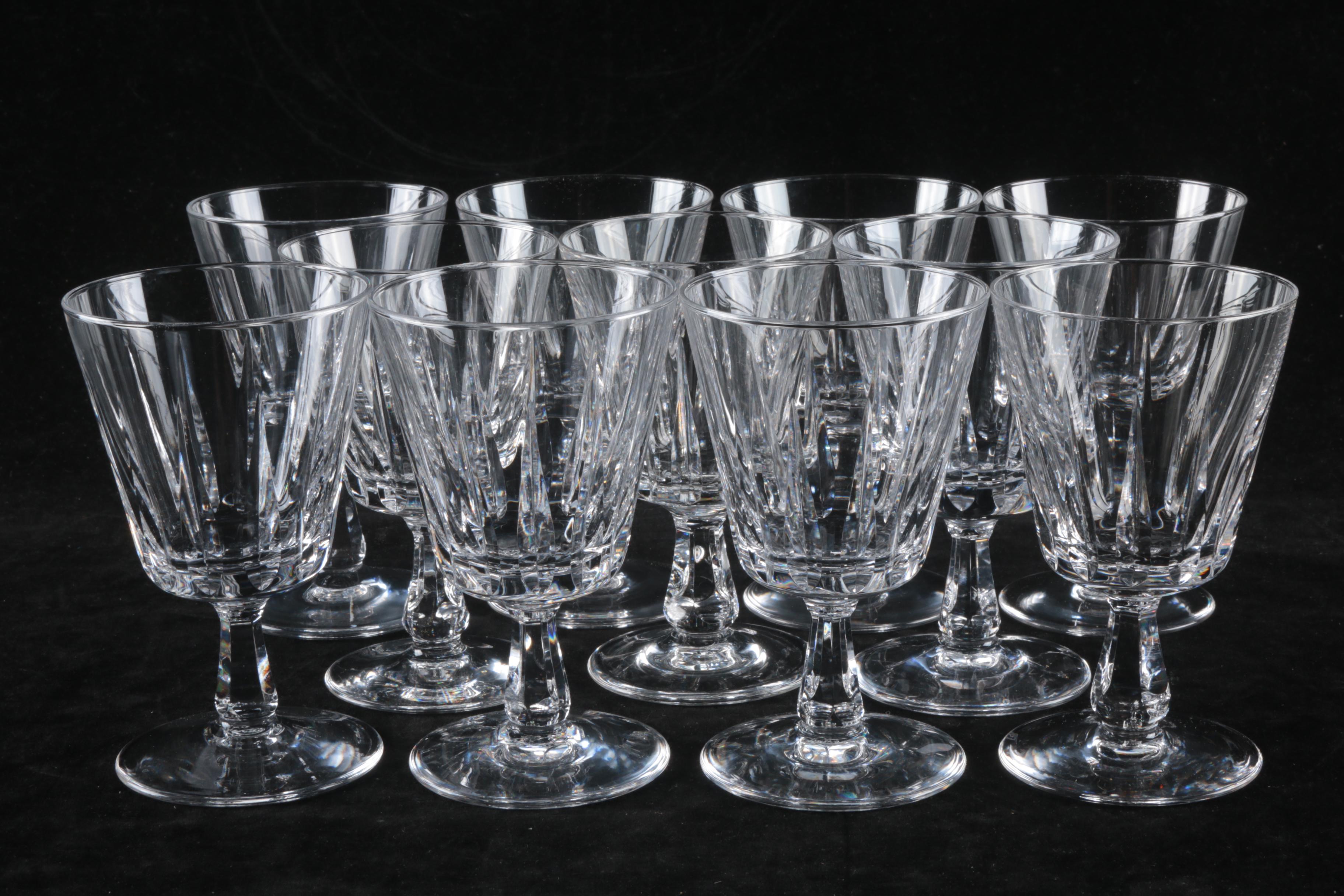 Royal Leerdam"Van Dijck" Dutch Crystal Tumblers and Wine Glasses
