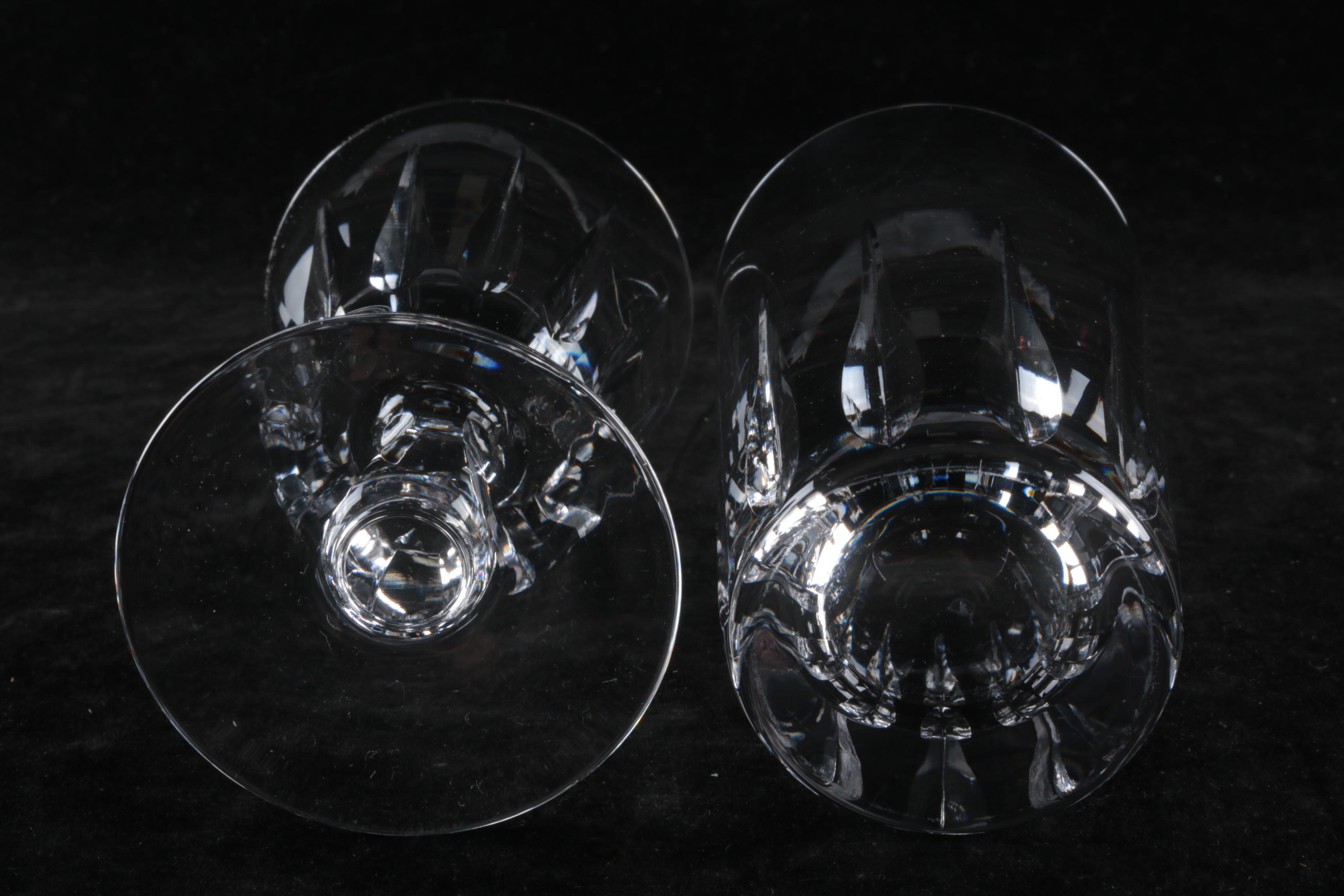Royal Leerdam"Van Dijck" Dutch Crystal Tumblers and Wine Glasses