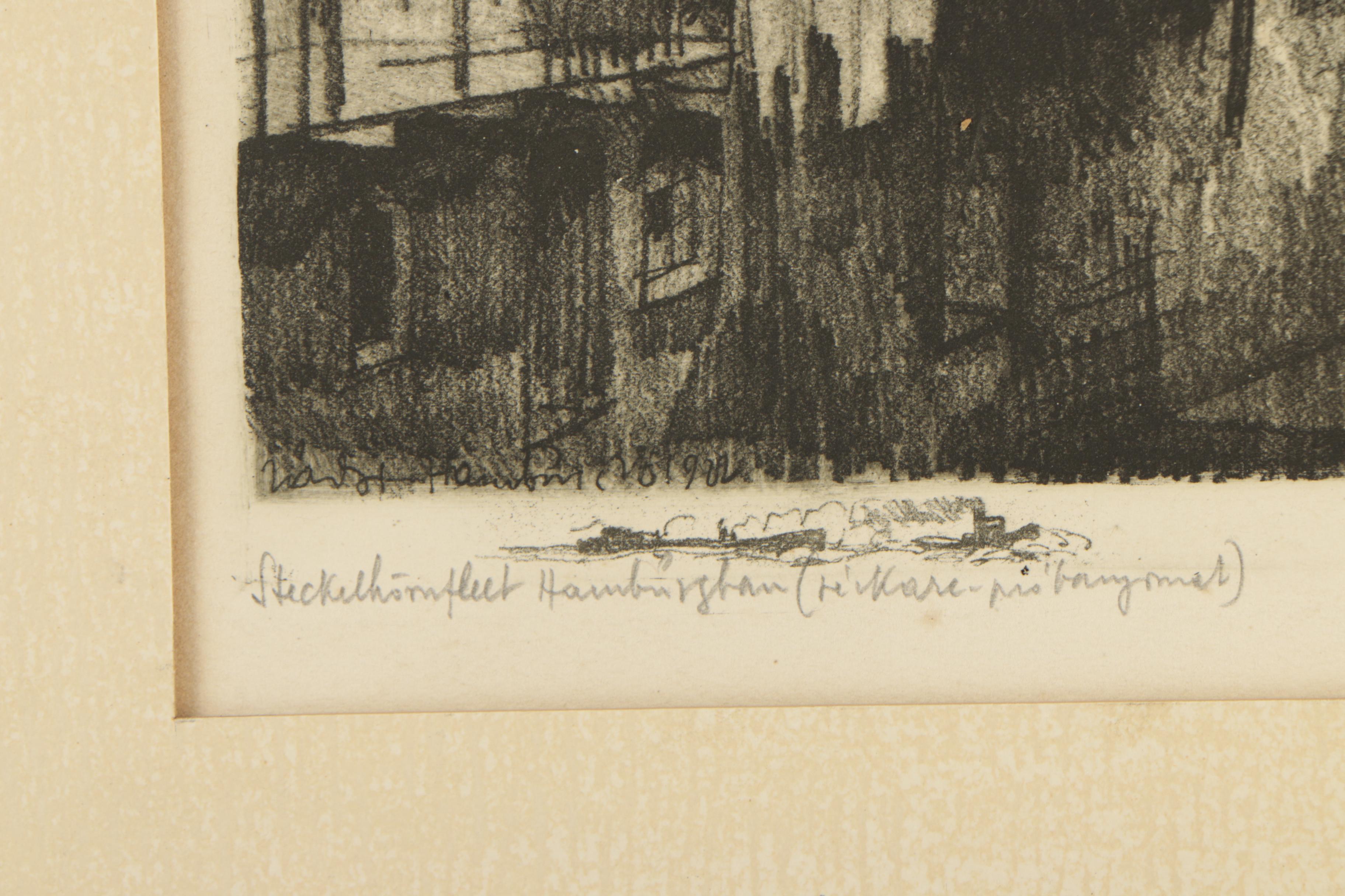 Etchings of City Canals