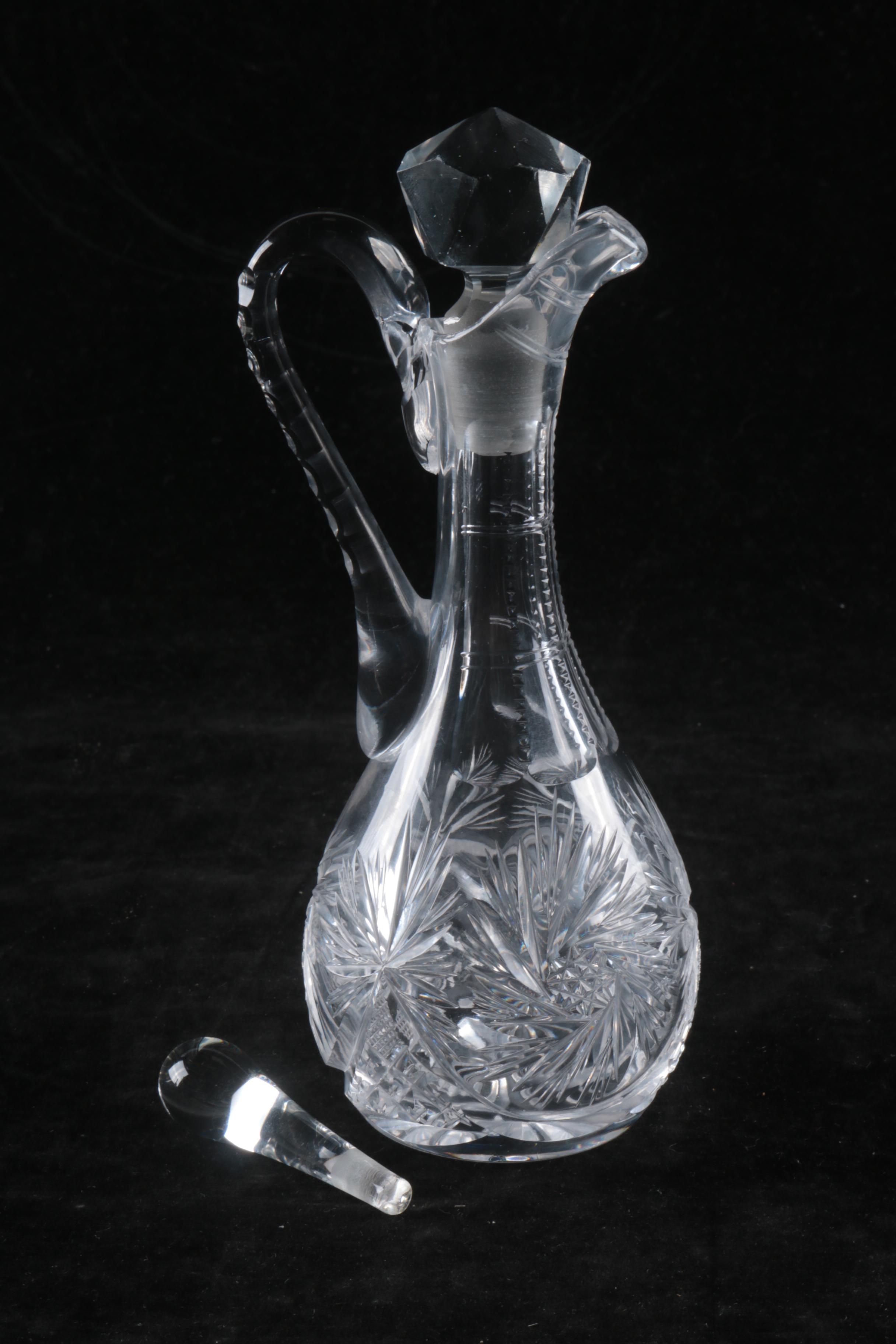 American Brilliant Period Cut Glass Serveware