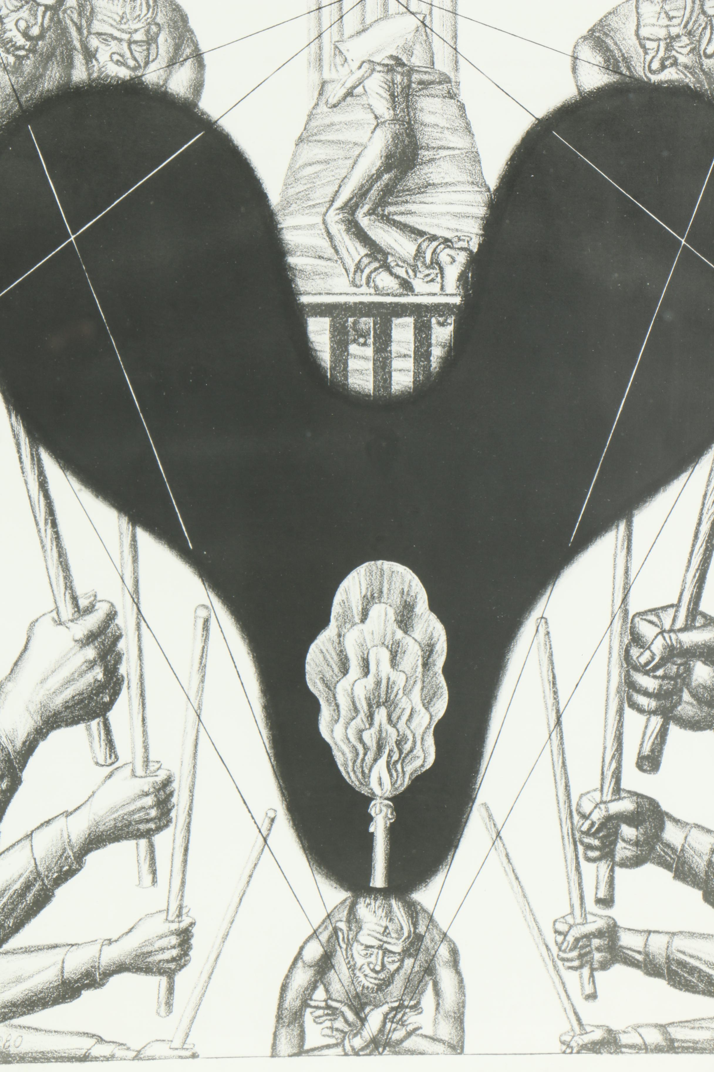 Leonid Lamm Lithographs for "The House of the Dead"