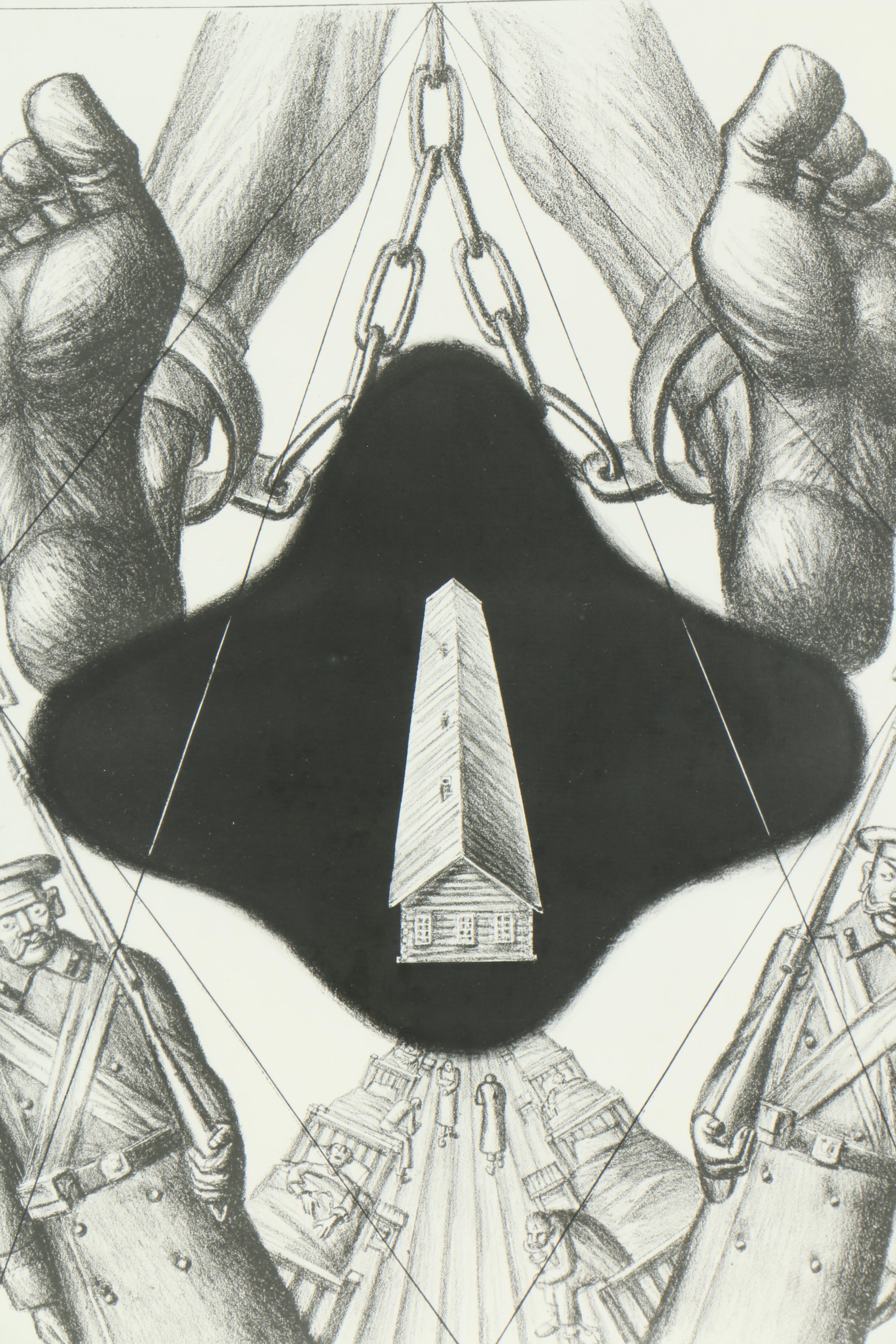 Leonid Lamm Lithographs for "The House of the Dead"