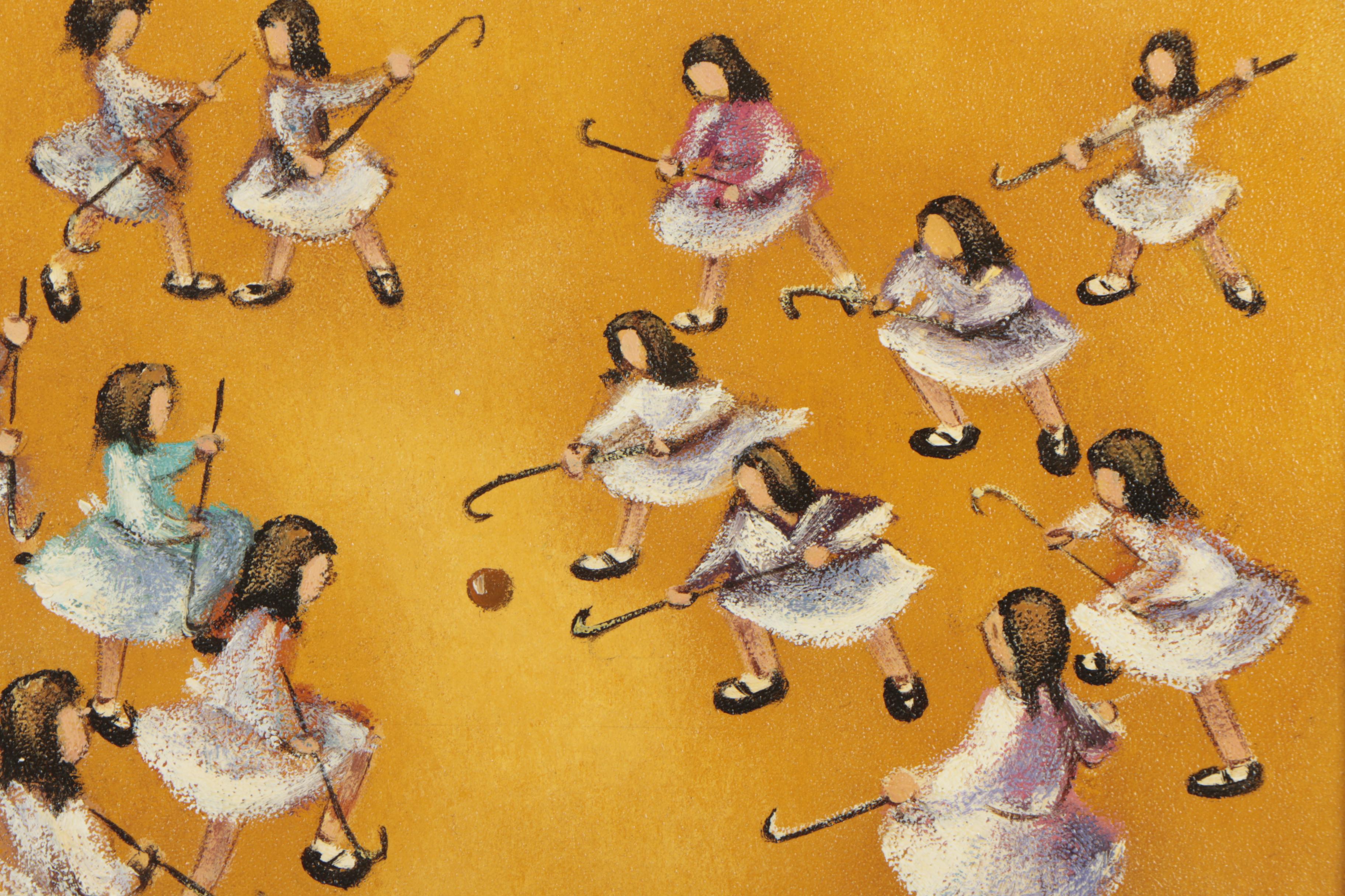 P. Davis Oil Painting