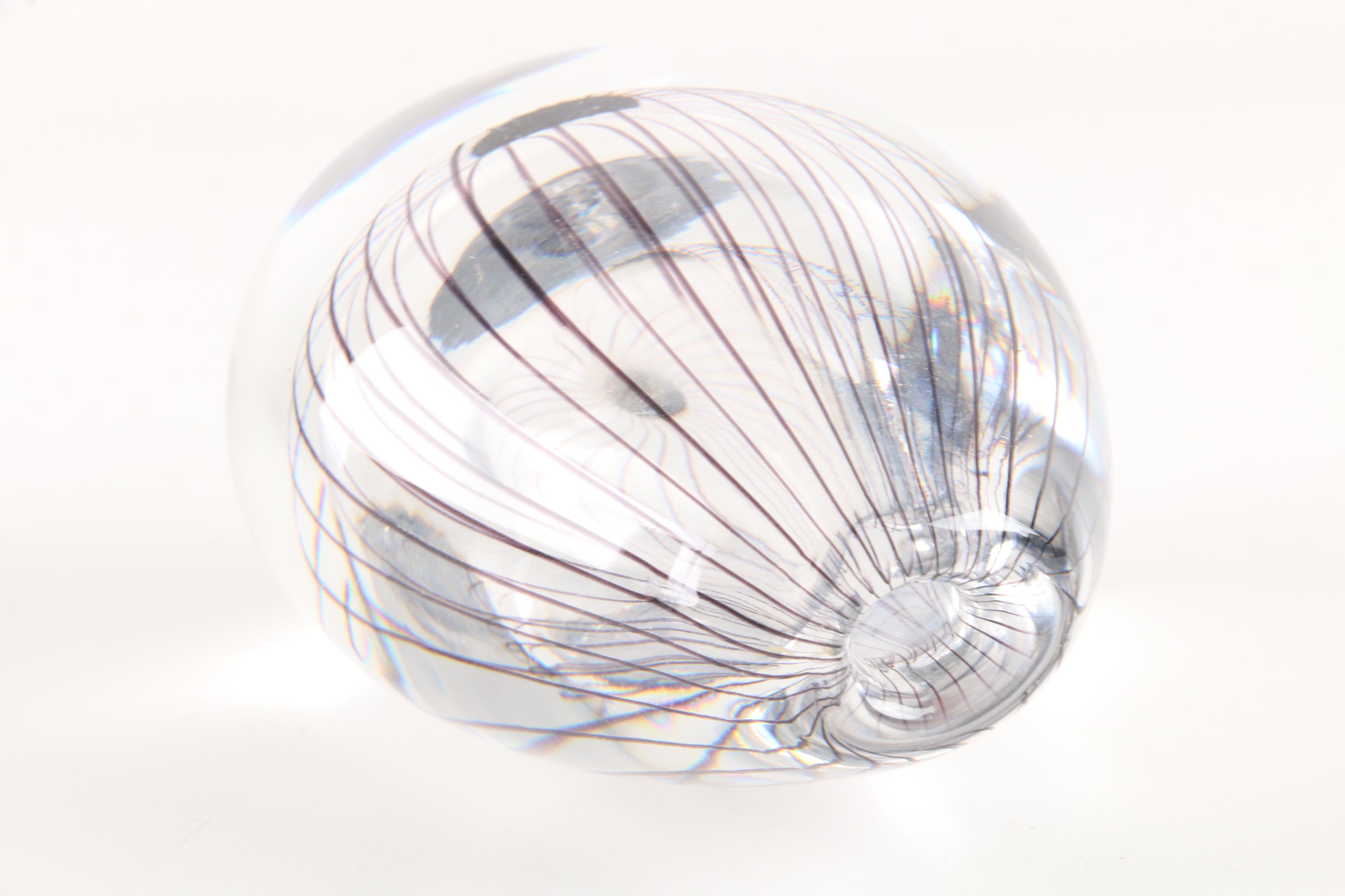 Vintage Vicke Lindstrand Art Glass Vase for Kosta