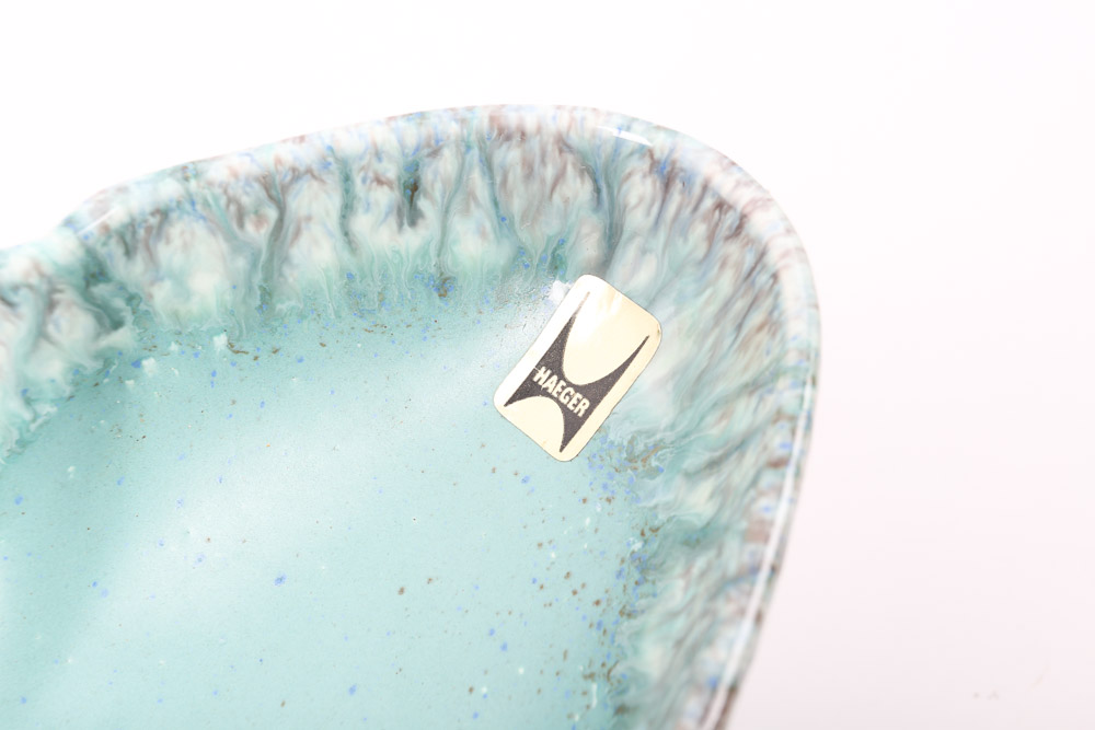 Vintage Haeger Footed Bowl