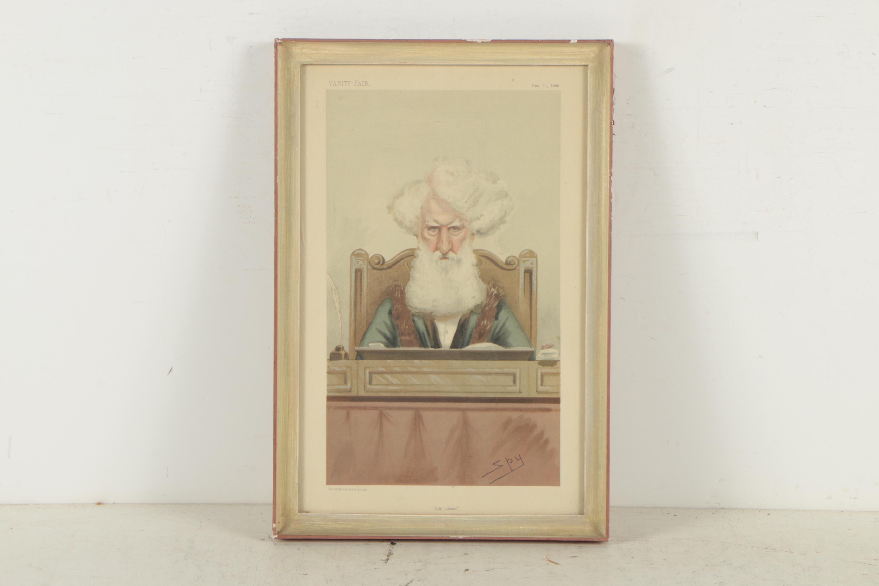 Leslie Ward "Spy" Cartoons for Vanity Fair Magazine