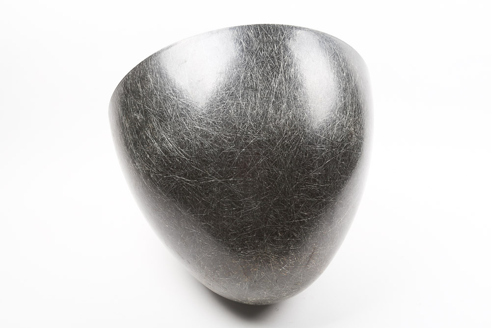 Mid Century Modern Fiberglass Planter On Stand