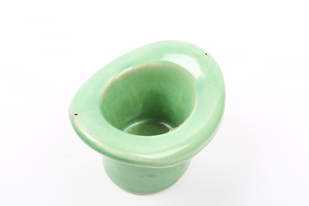 Vintage Ceramic Top Hat Planters