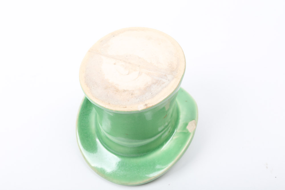 Vintage Ceramic Top Hat Planters