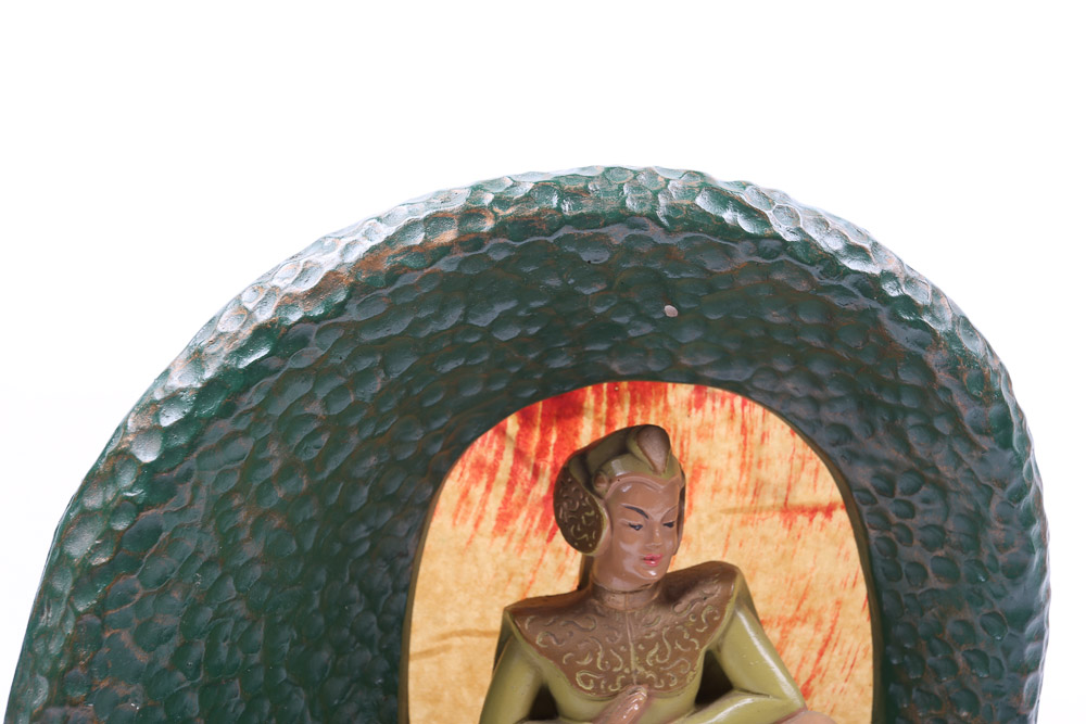 Vintage Ceramic Silhouette "TV Lamp"