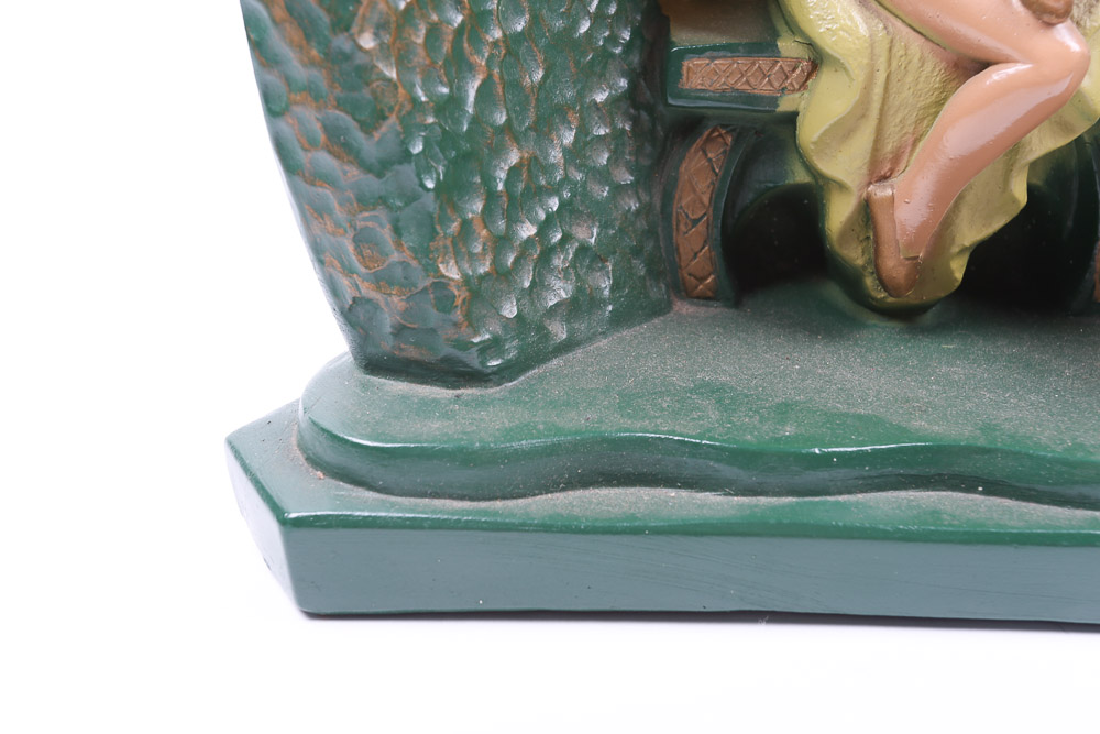 Vintage Ceramic Silhouette "TV Lamp"