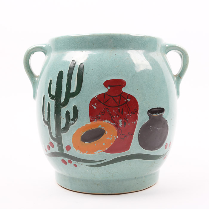 Vintage Cookie Jar Attributed to Shawnee Pottery