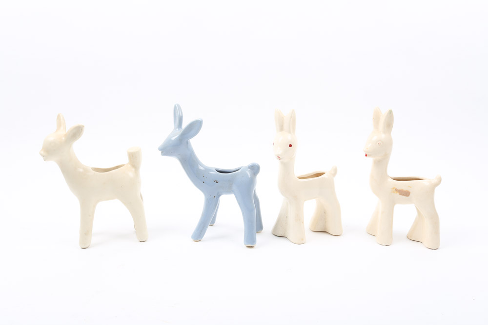 Ceramic Animal Figurine Planters