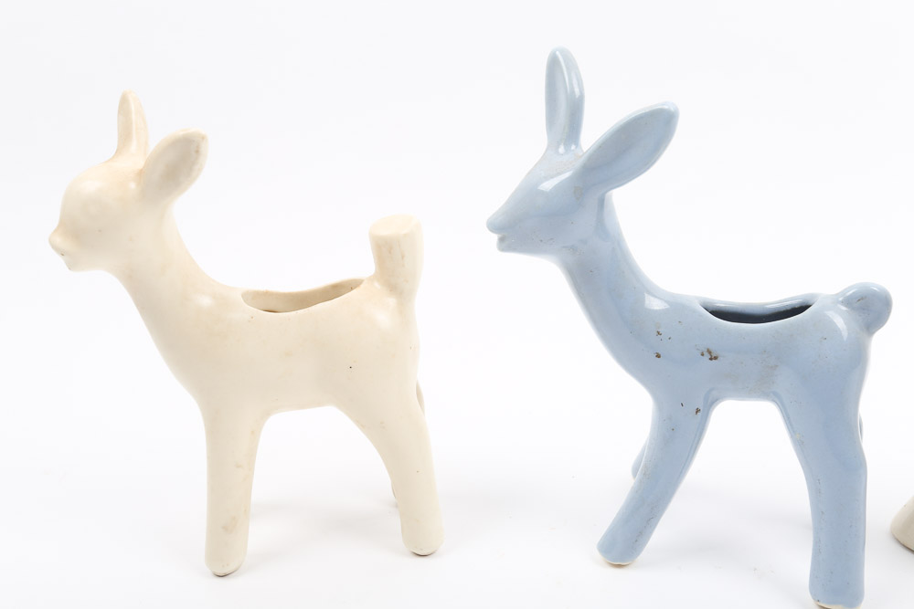 Ceramic Animal Figurine Planters