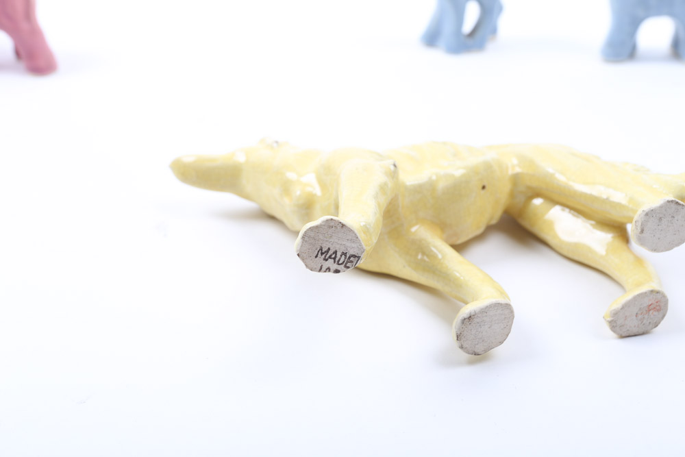 Ceramic Animal Figurine Planters