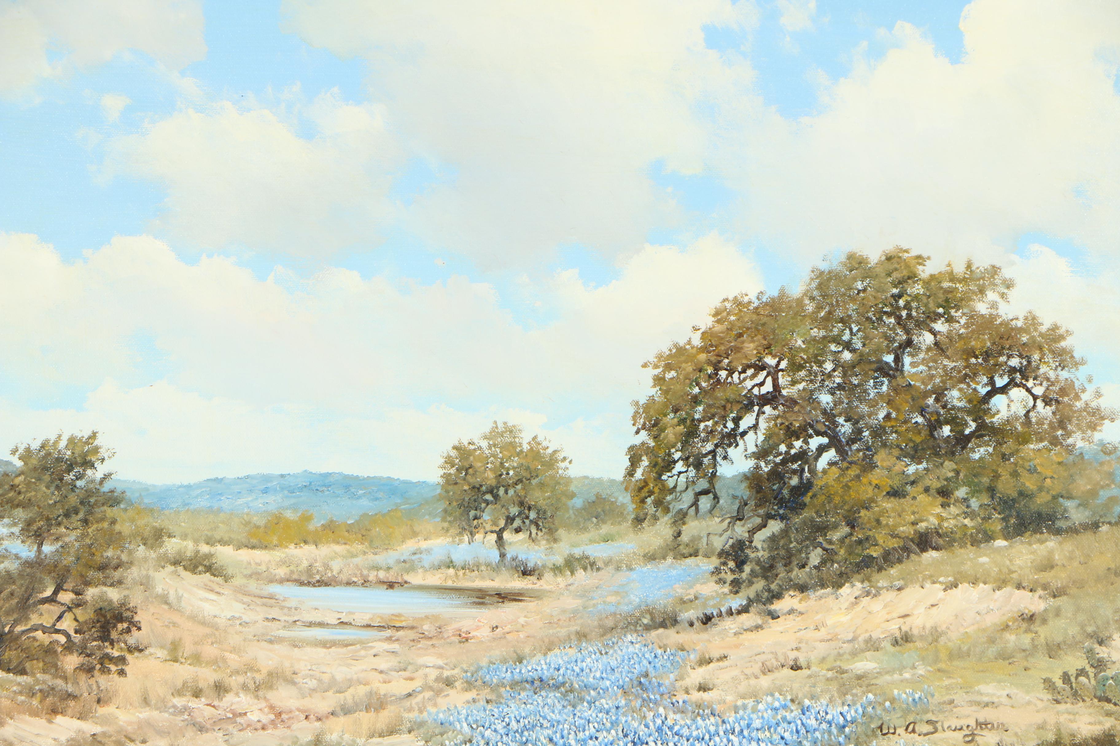 William A. Slaughter Oil Painting