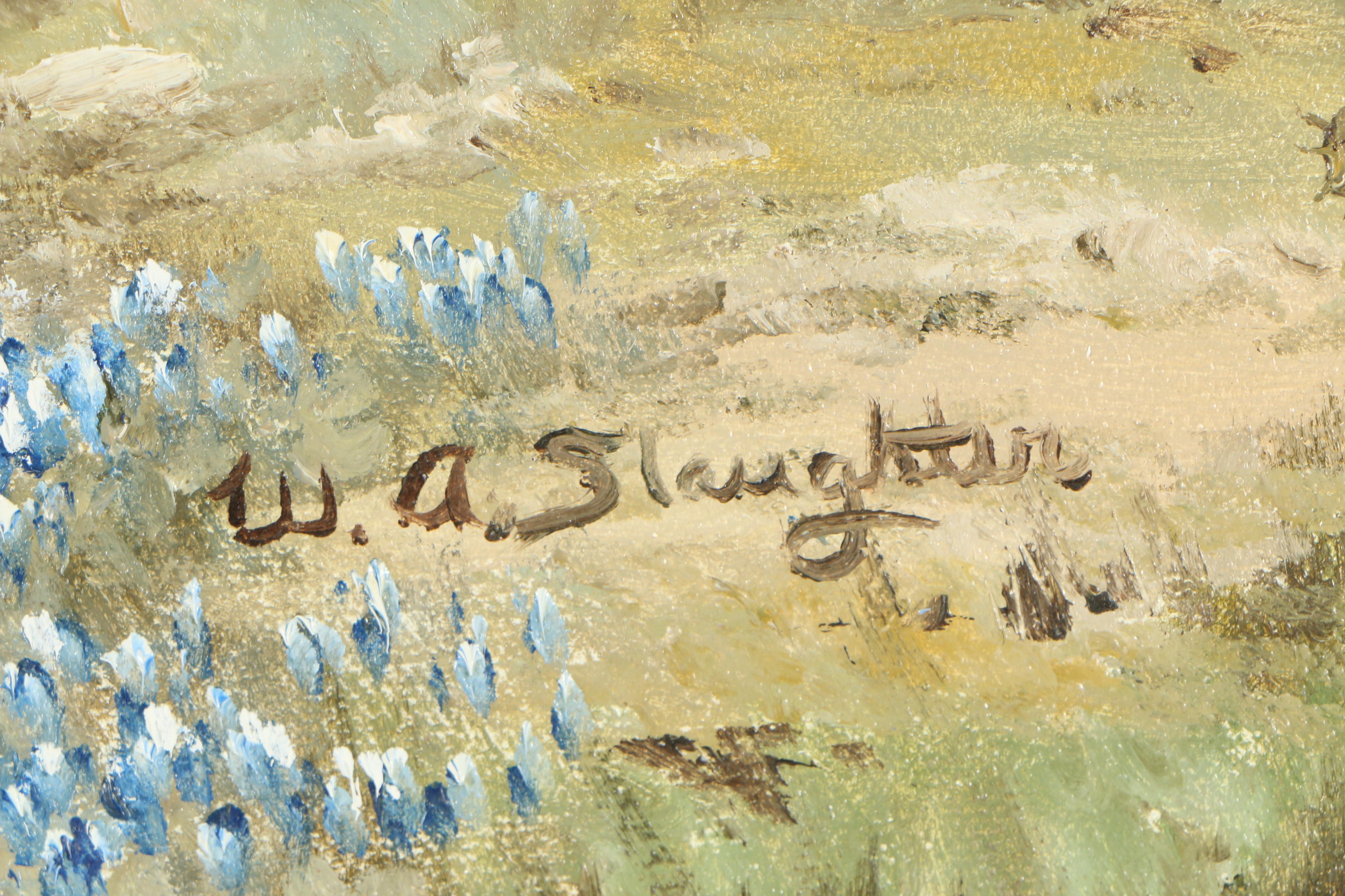 William A. Slaughter Oil Painting