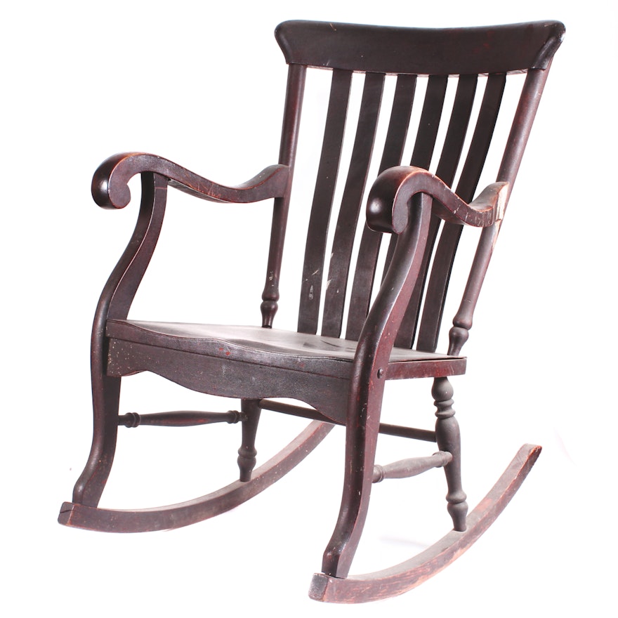 Vintage Murphy Chair Co. Wood Rocking Chair
