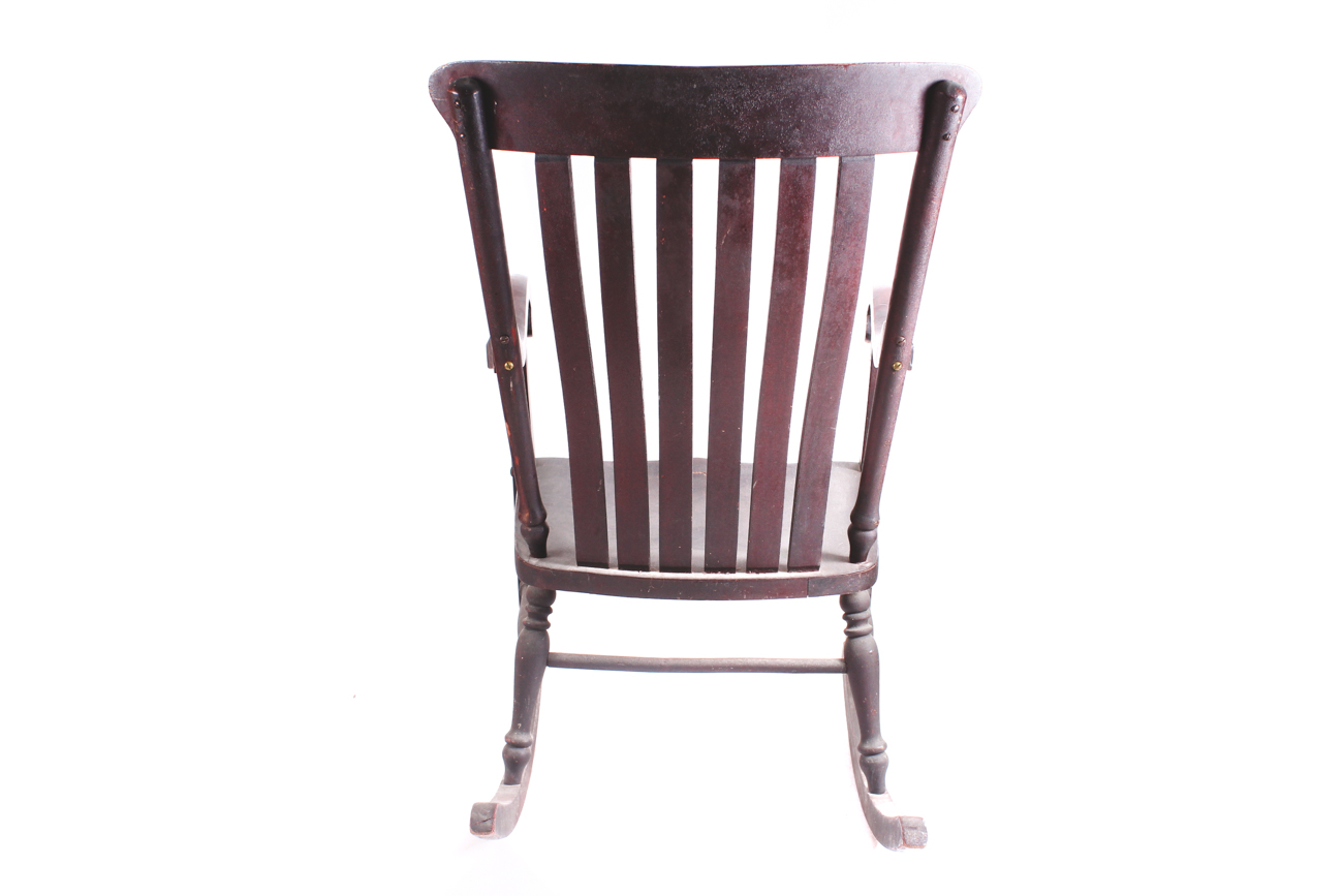 Vintage Murphy Chair Co. Wood Rocking Chair